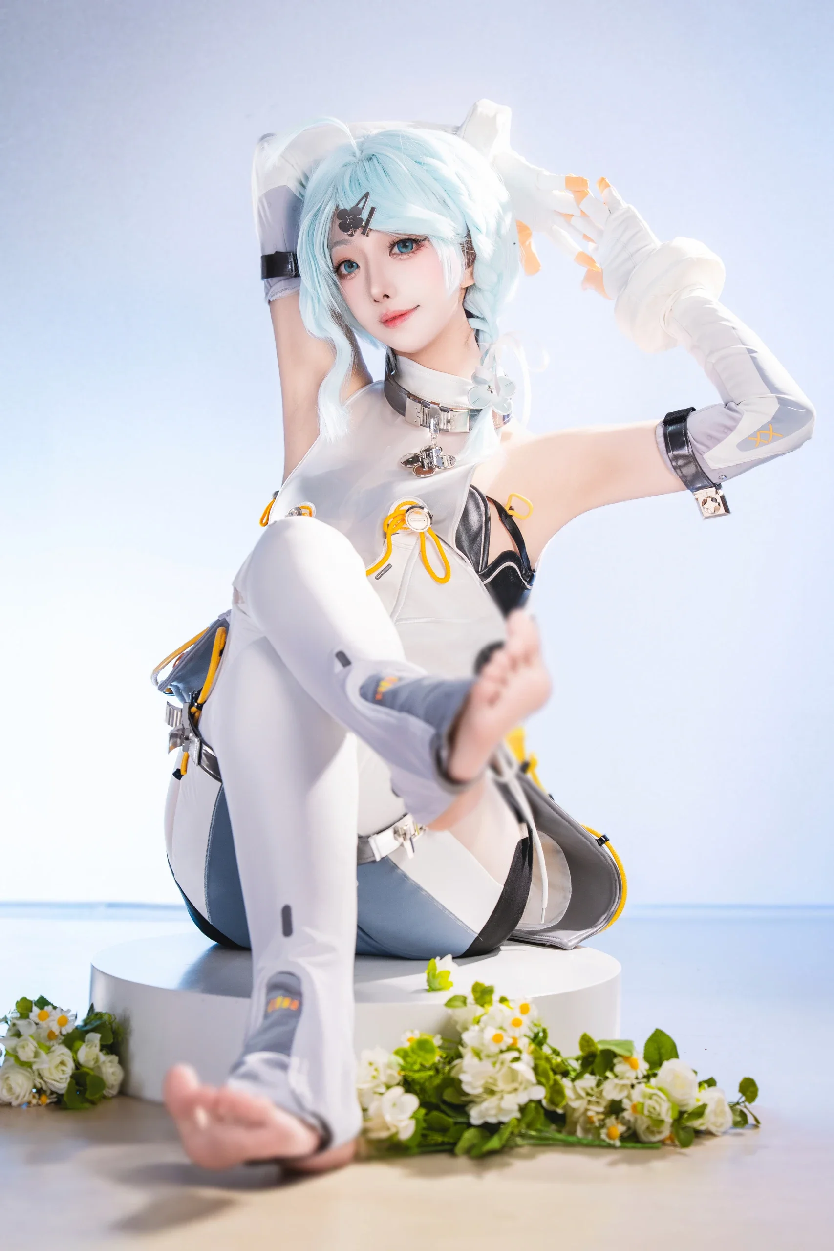 【シードコスプレ】ゼンレスゾーンゼロの青髪メカ少女、我的得意分野での撮影記録 - 2 枚目