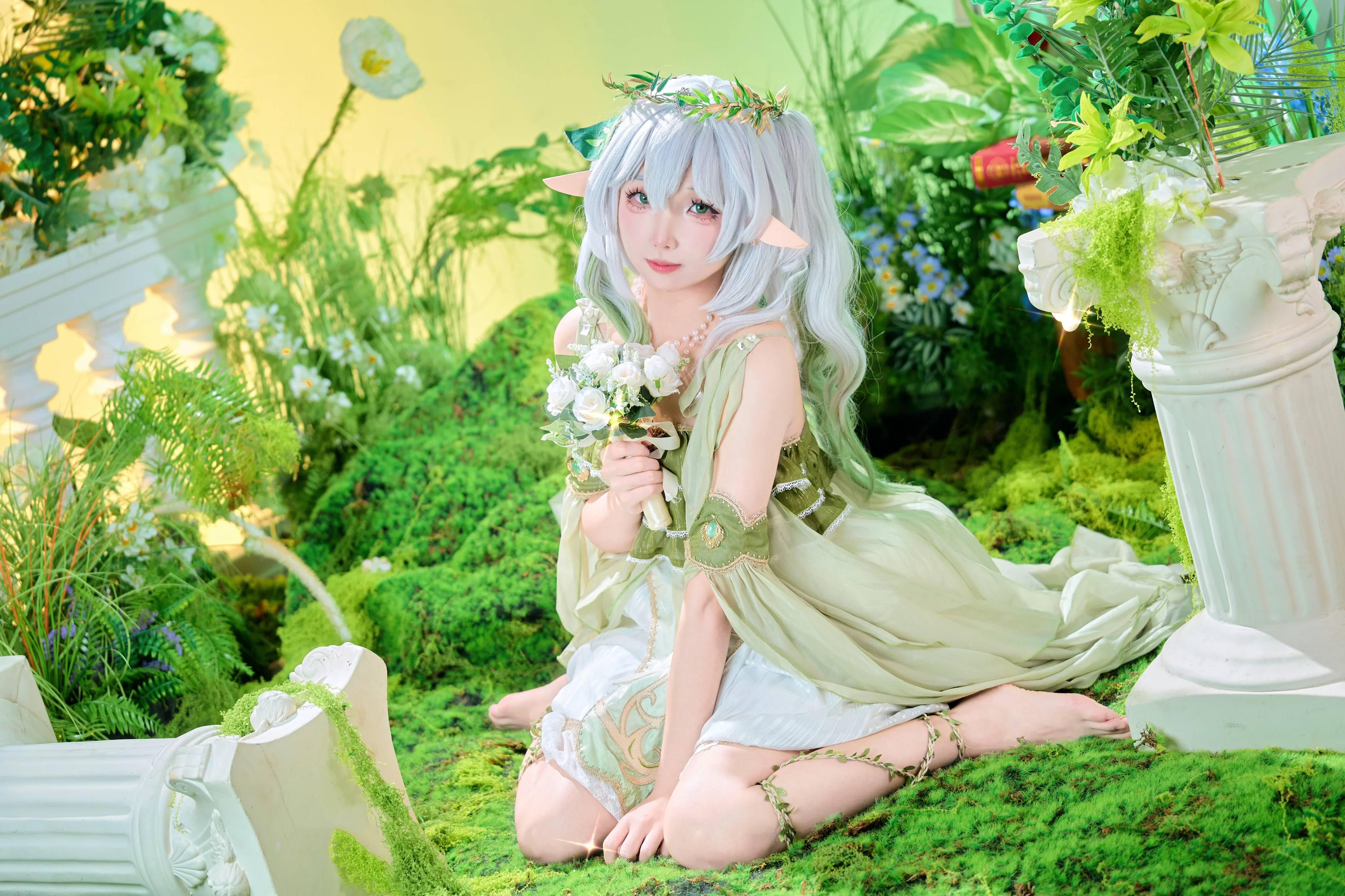 【纳西妲cos】尝试原神花嫁风格的小草神
