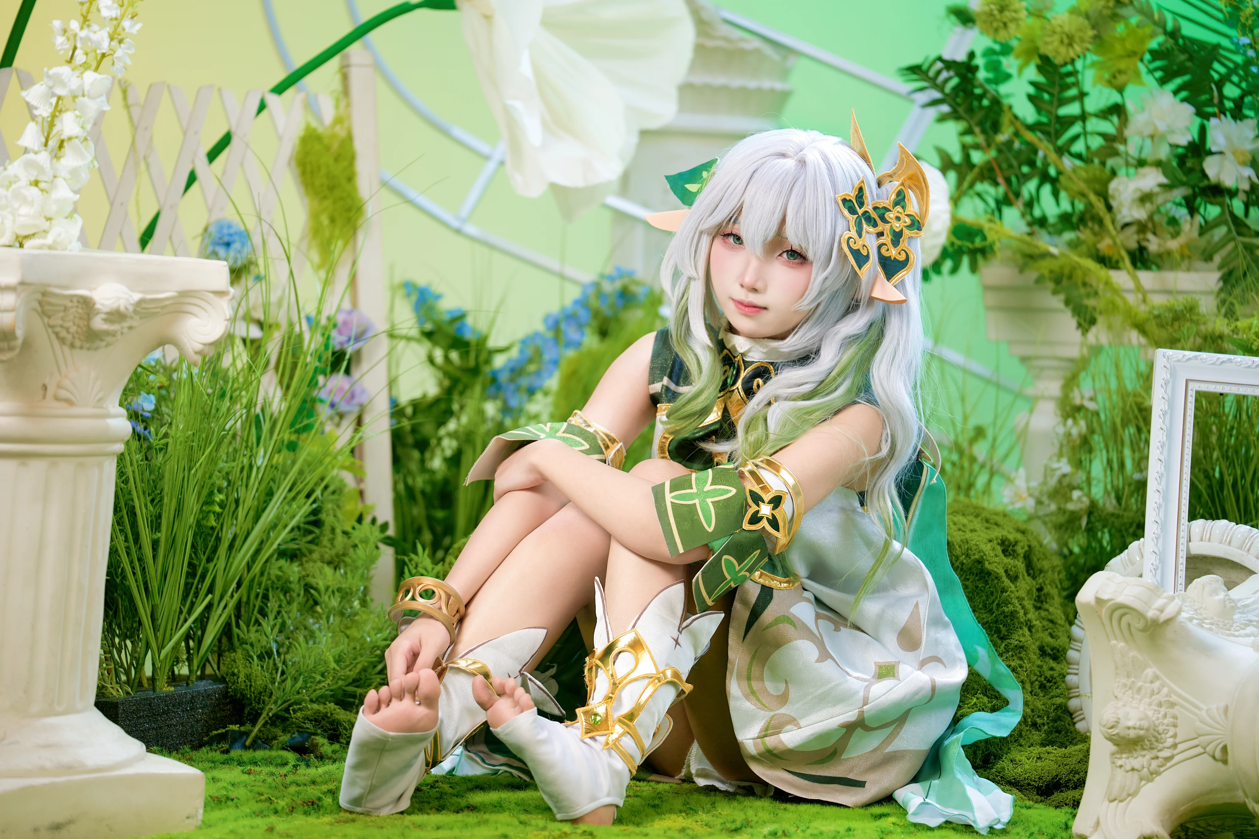 【納西妲cos】穿梭於雨林與草甸，風與花的氣息 - 第 1 張