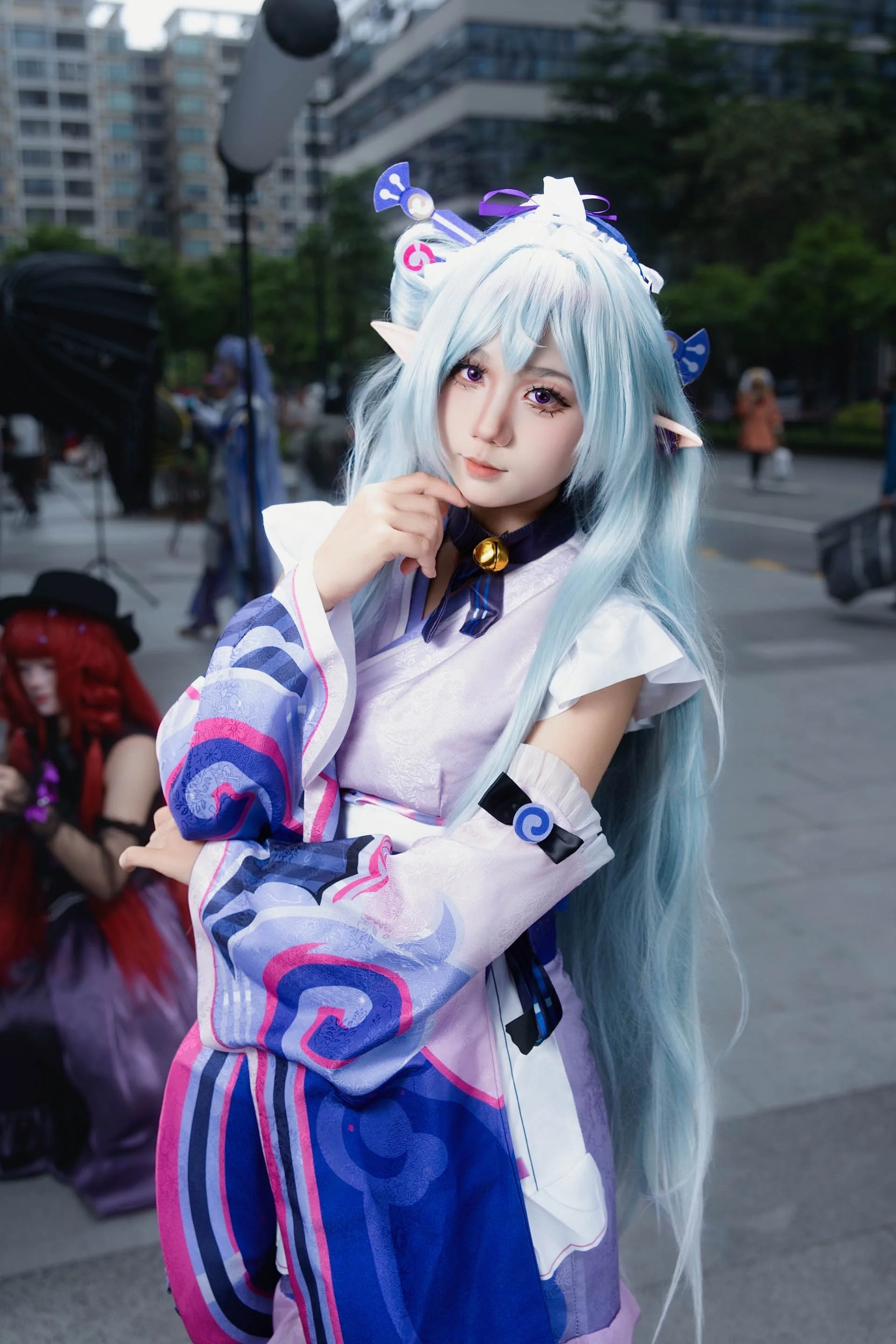 【梦见月瑞希cos】原神里的灵动诊疗师，户外抓拍纪实 - 第 4 张
