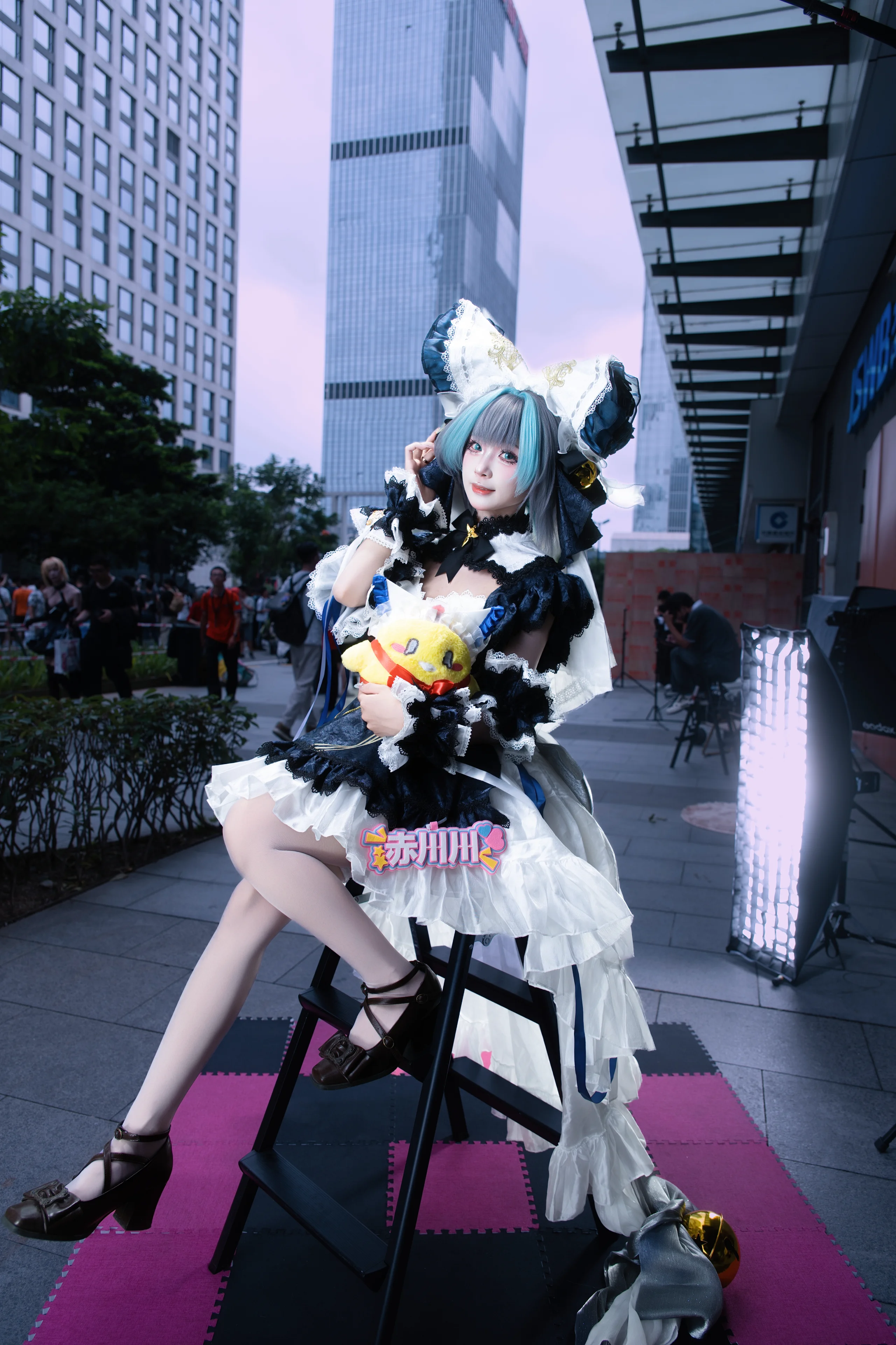 【柴郡cos】广州萤火虫漫展，化身碧蓝航线的元气少女