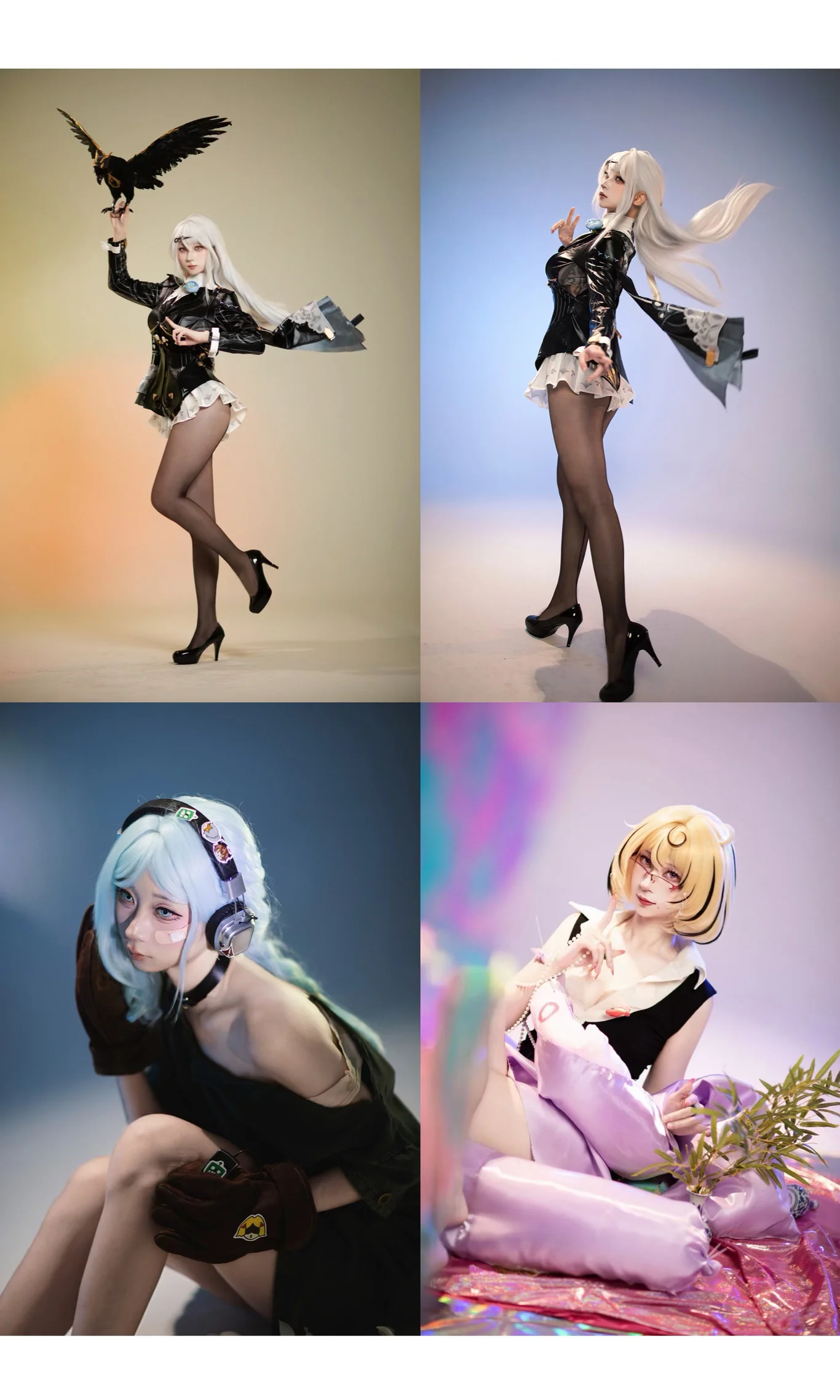 近期的cosplay场景合集，不同风格的实景与棚拍
