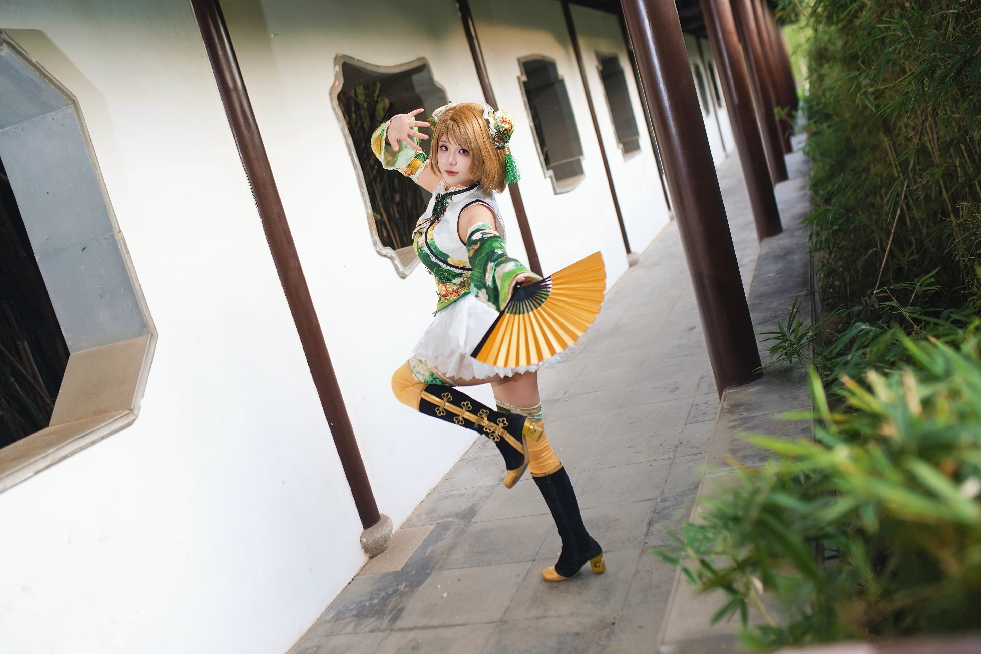 【小泉花阳cos】Love Live缪斯的中华风修行，大米饭与折扇的碰撞