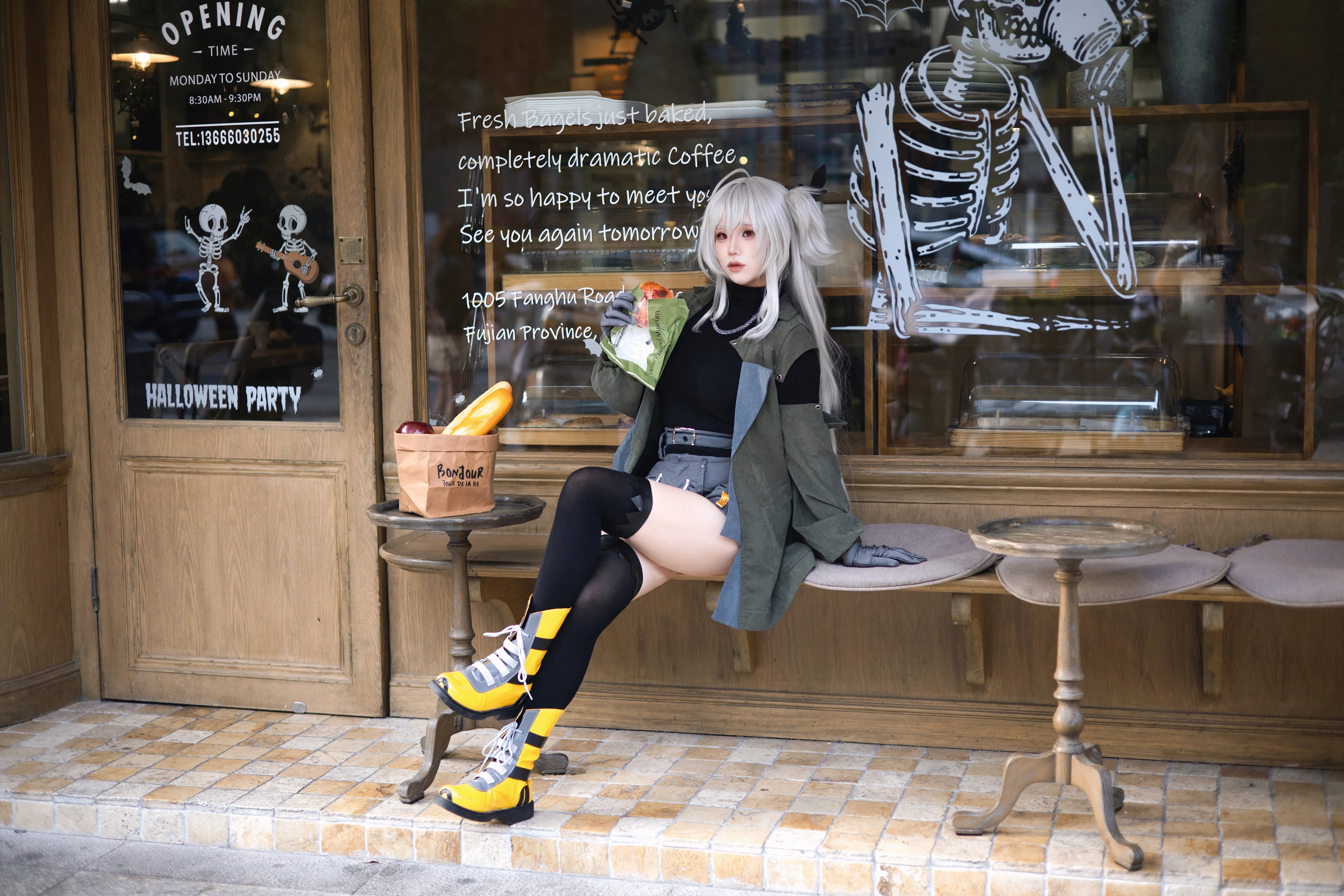 【斯卡蒂cos】慵懒午后，面包店与街角的闲适时光 - 第 3 张