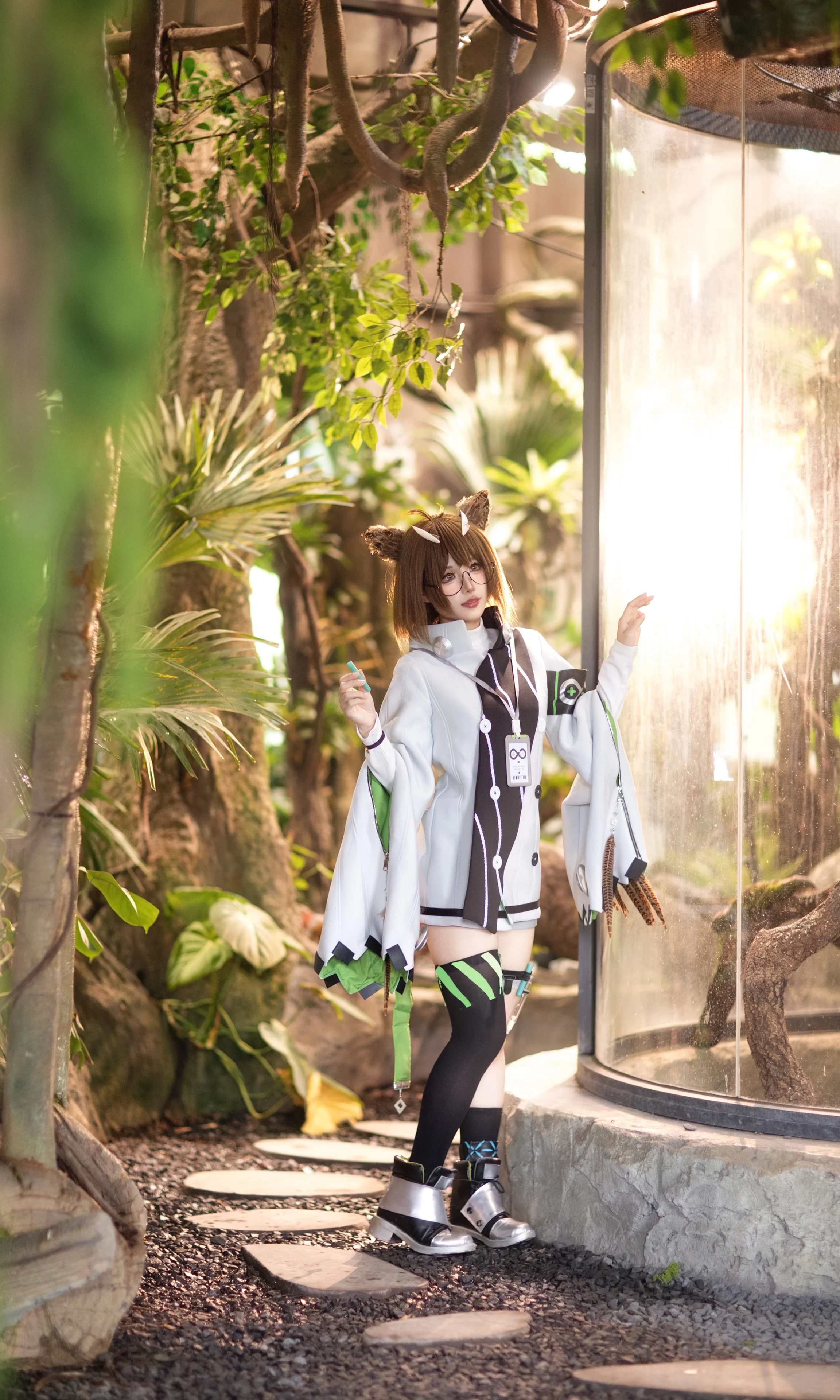 【赫默cos】在雨林展区捕捉莱茵生命的宁静时刻