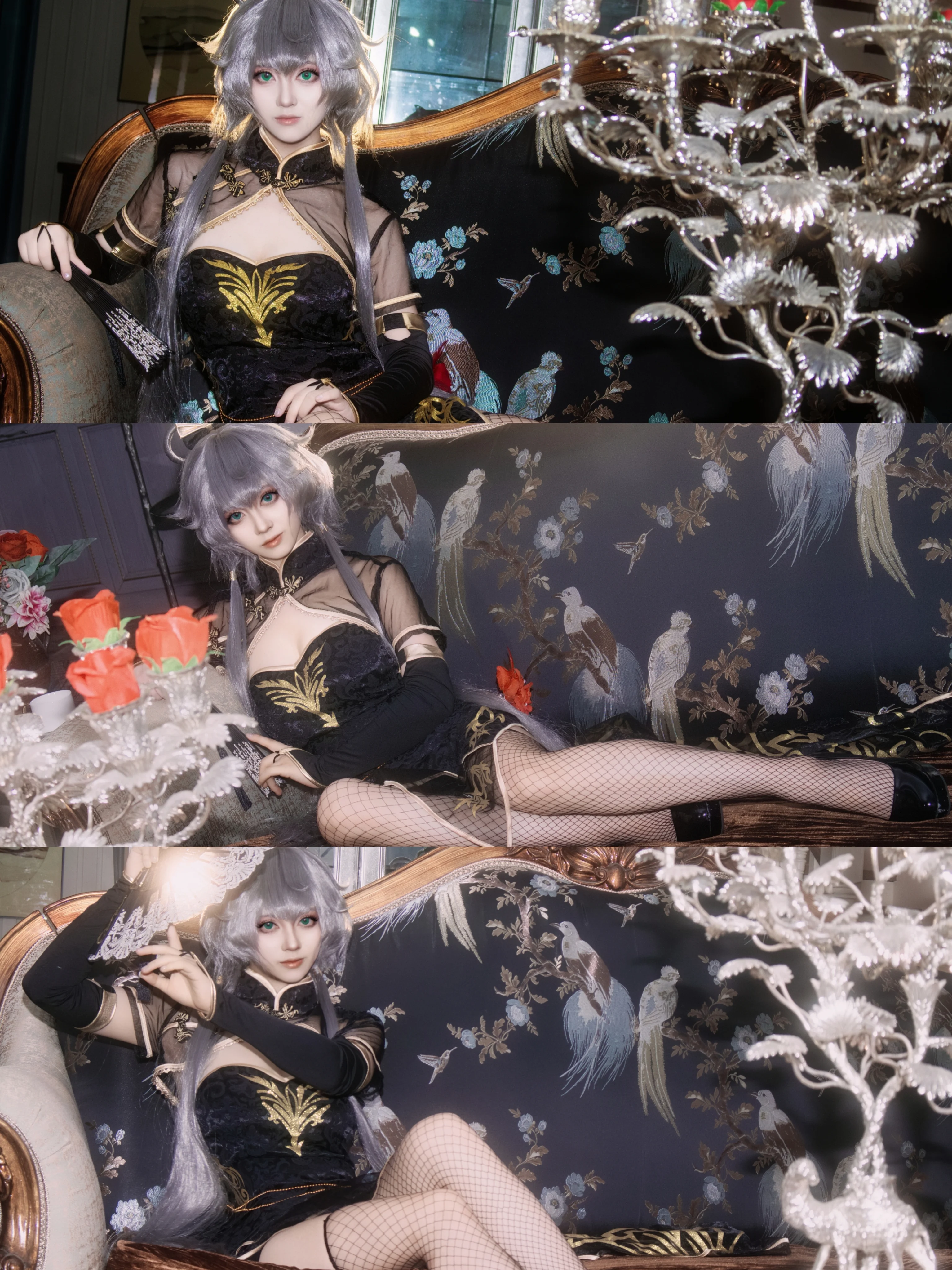 [Luo Tianyi Cosplay] A Vintage Gothic Style Interpretation of the Caged Bird - Image 2