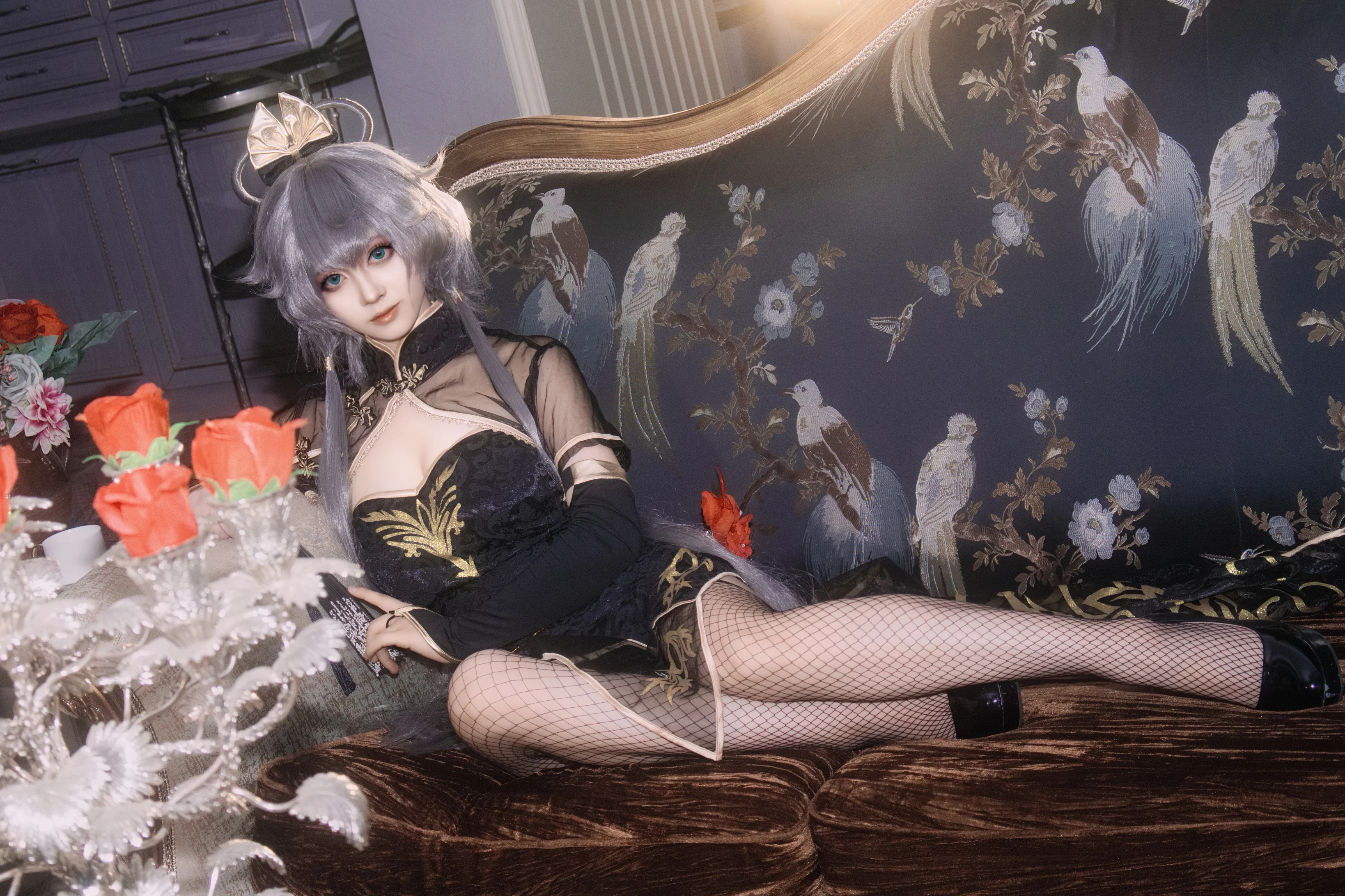 [Luo Tianyi Cosplay] A Vintage Gothic Style Interpretation of the Caged Bird - Image 6