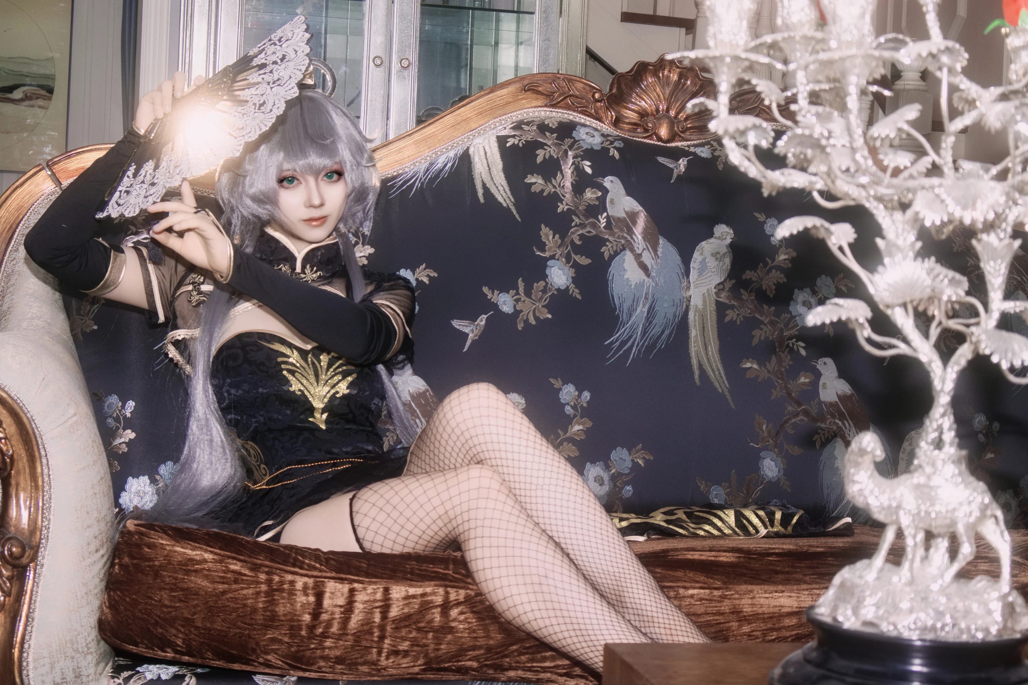 [Luo Tianyi Cosplay] A Vintage Gothic Style Interpretation of the Caged Bird - Image 7