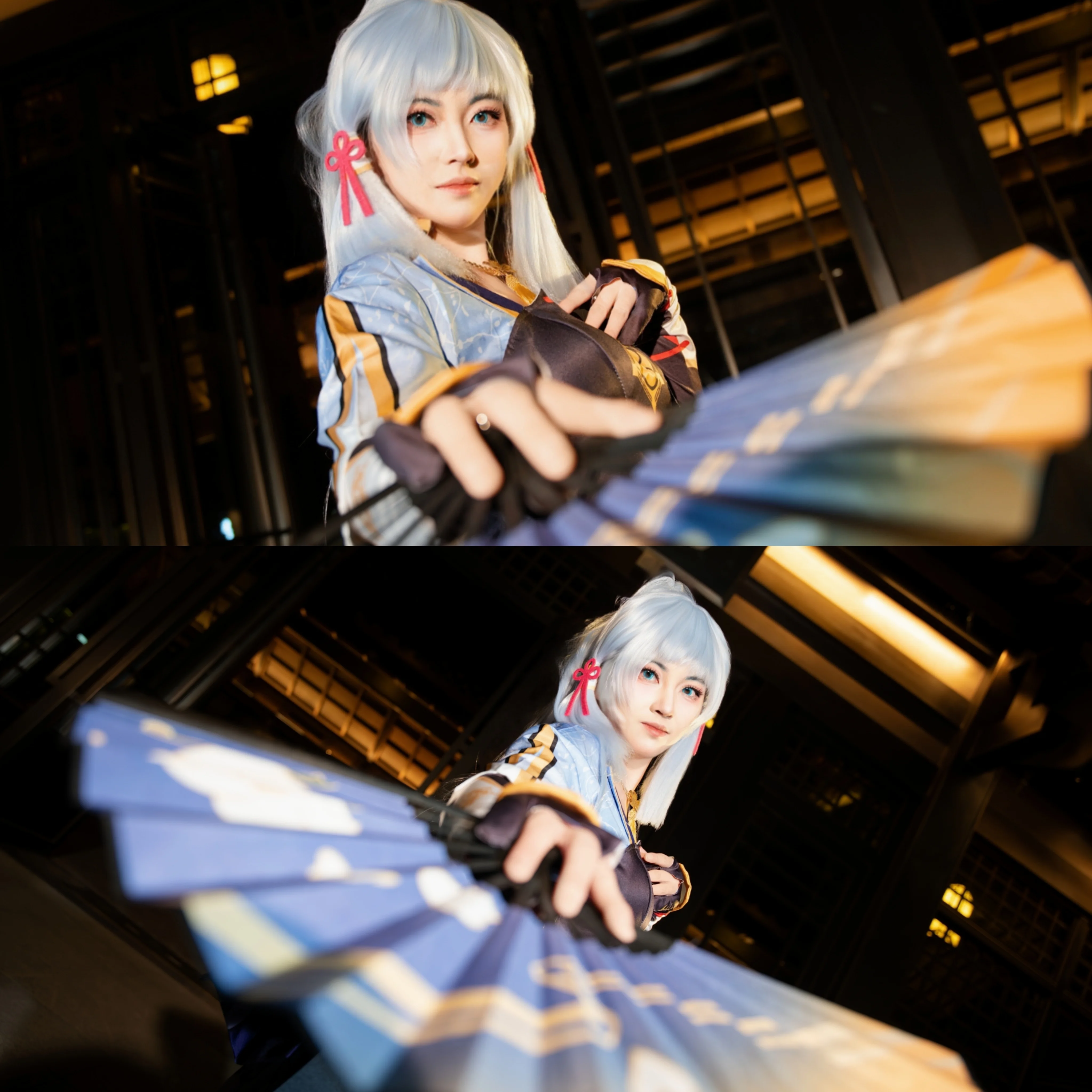 神里绫华cos 社奉行的大小姐也想学习点心制作 - 第 2 张