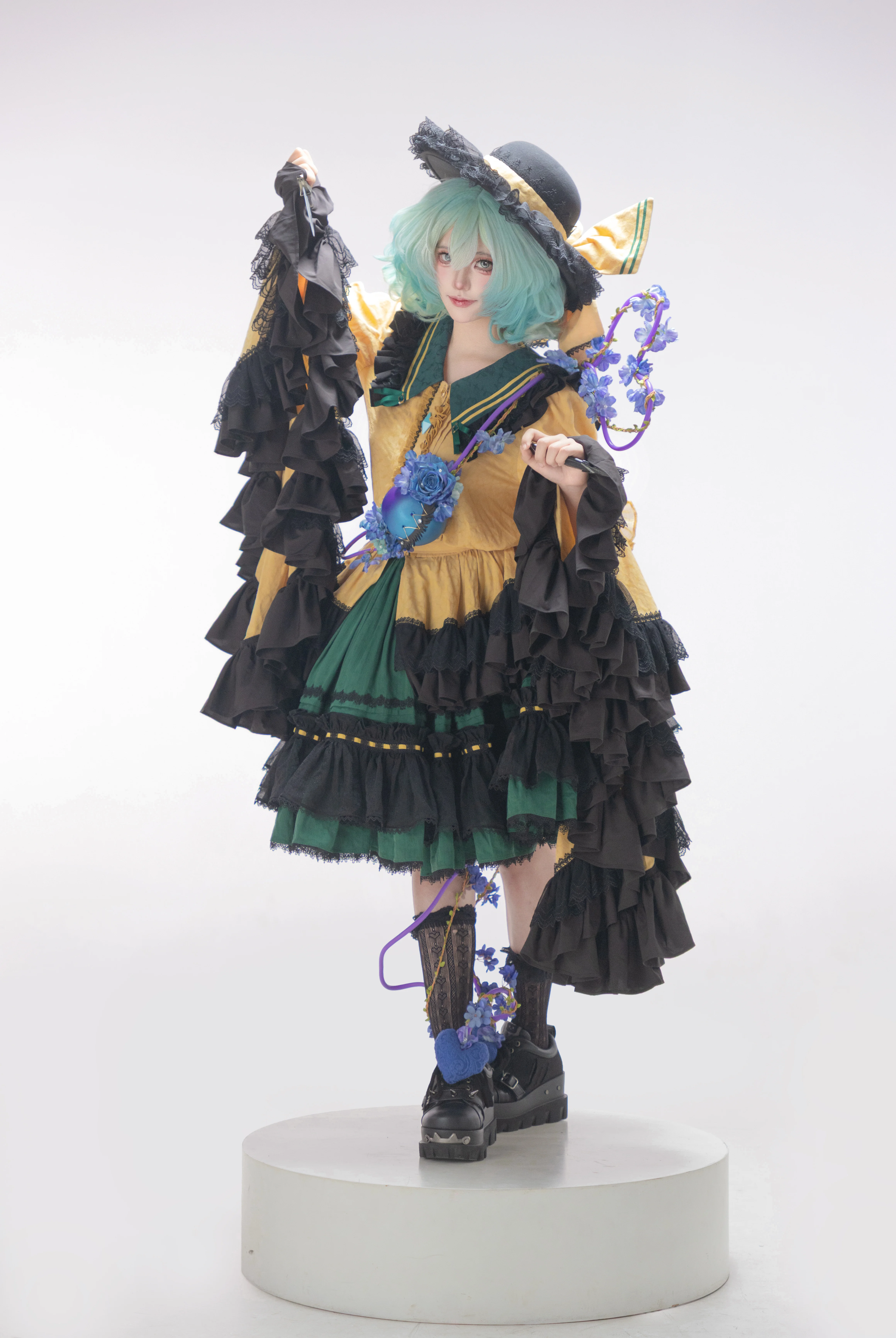 东方Project古明地恋cos：无意识妖怪少女的棚拍记录 - 第 4 张