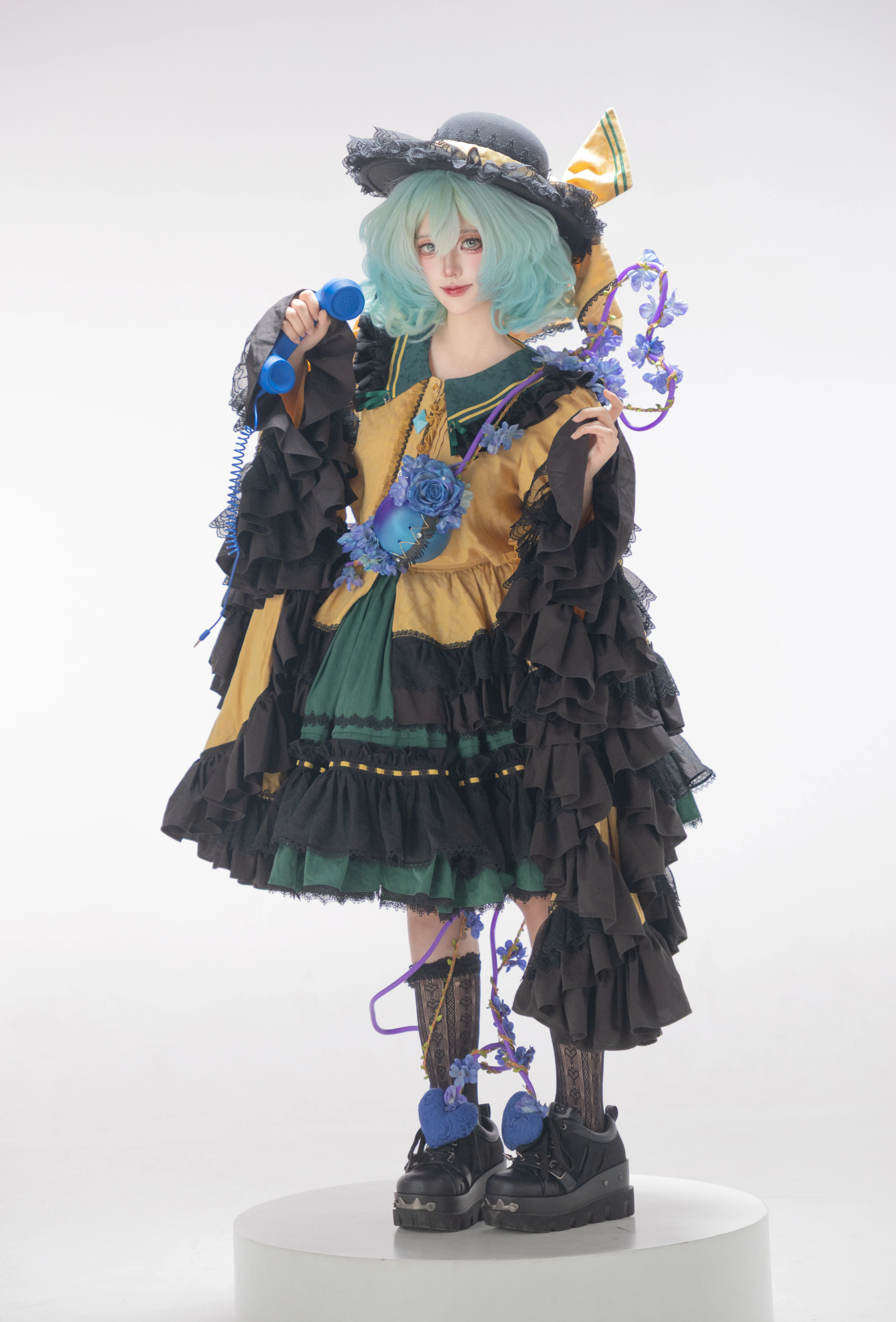 东方Project古明地恋cos：无意识妖怪少女的棚拍记录 - 第 9 张