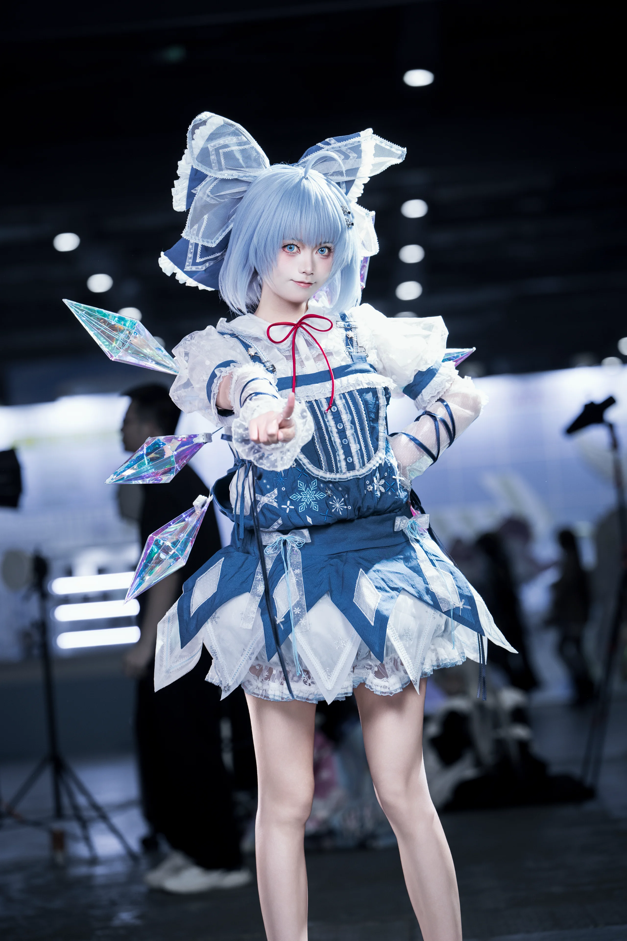 【琪露诺cos】东方Project的冰之妖精，BW第二天漫展记录 - 第 2 张