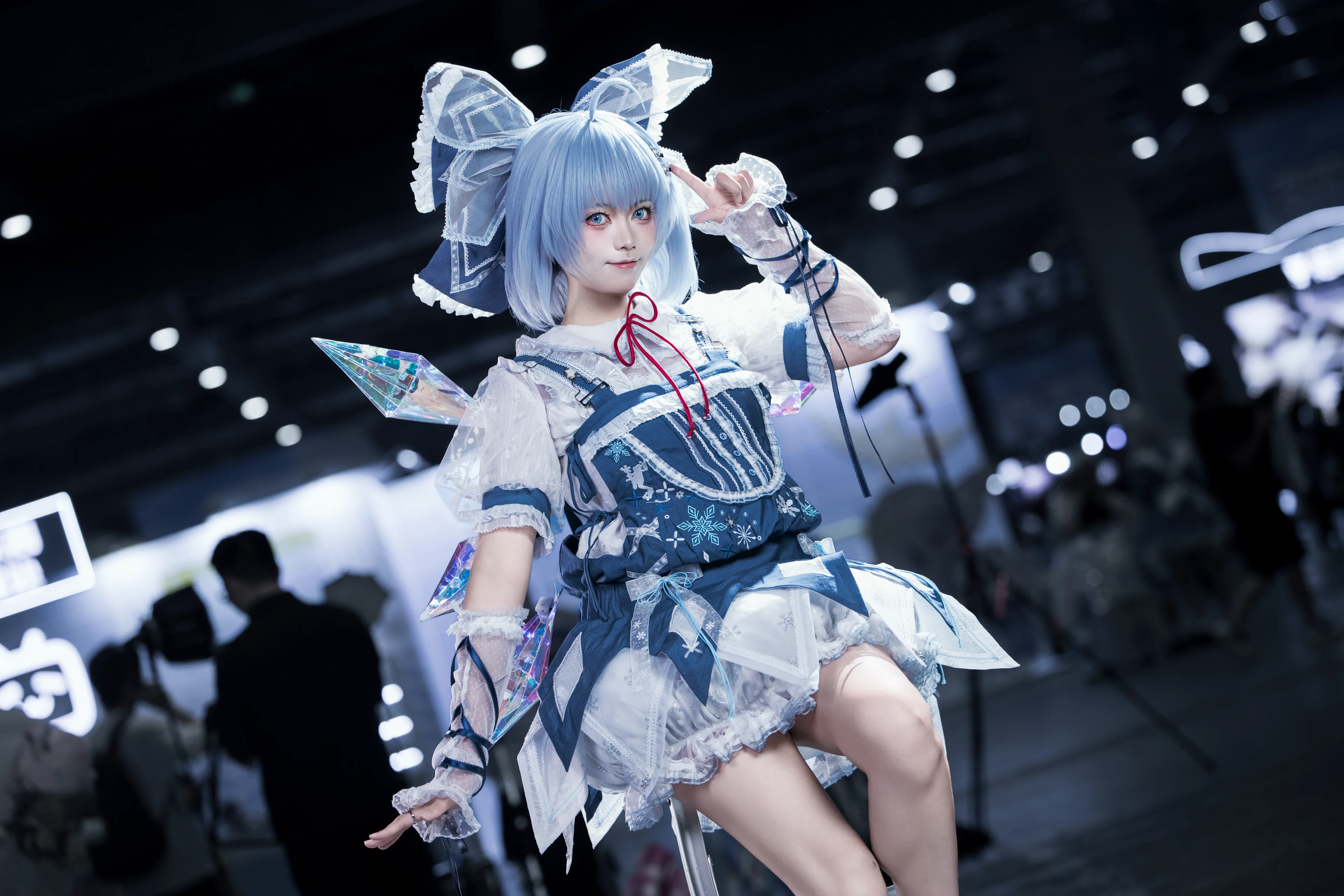 【琪露诺cos】东方Project的冰之妖精，BW第二天漫展记录 - 第 5 张