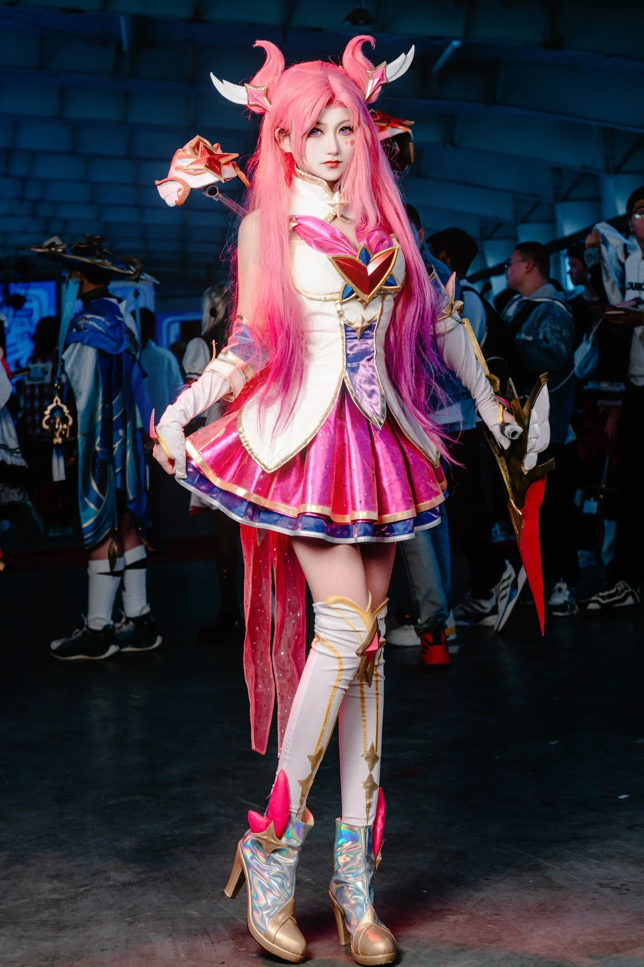 【星之守护者卡莎cos】特别的星光，在漫展尽情闪耀 - 第 3 张