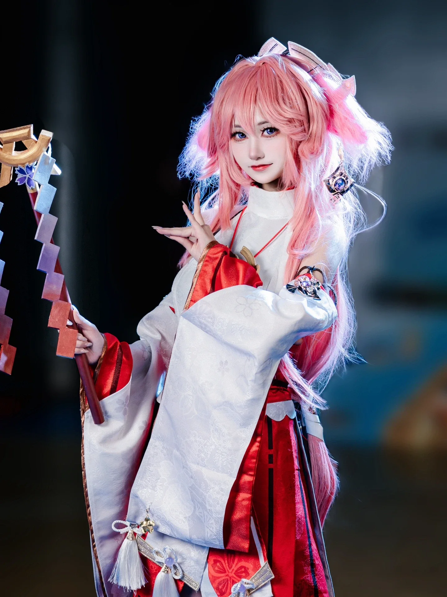 【八重神子cos】原神鸣神组，狐与影的羁绊 - 第 4 张