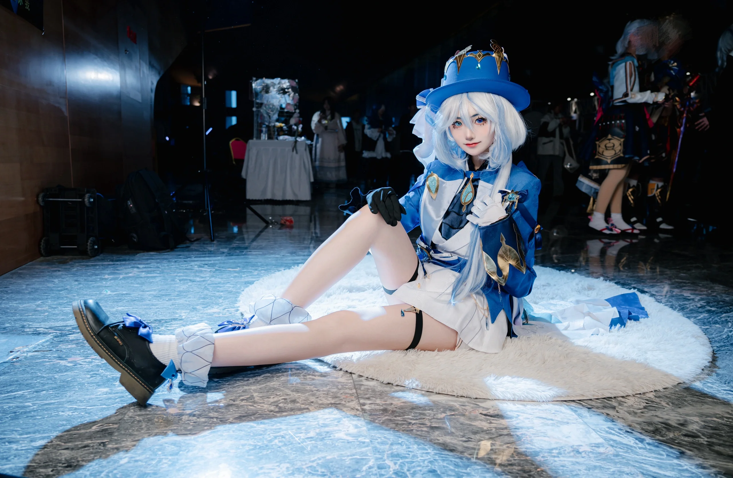 【芙宁娜cos】原神水神降临，镜头下的凡人之躯比肩神明 - 第 3 张