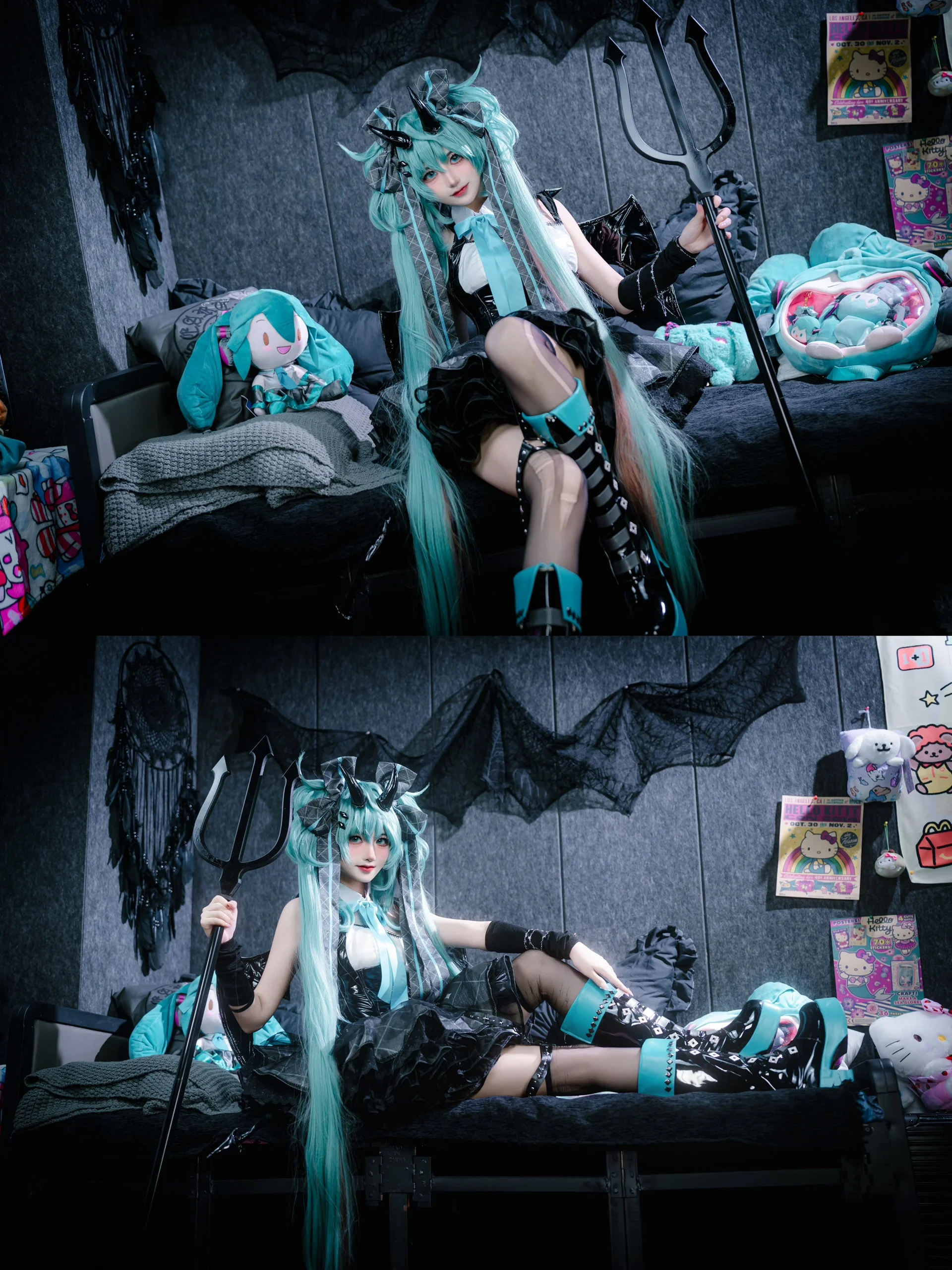 【初音未來cos】暗黑小魔女的硬核自拍記錄 - 第 7 張