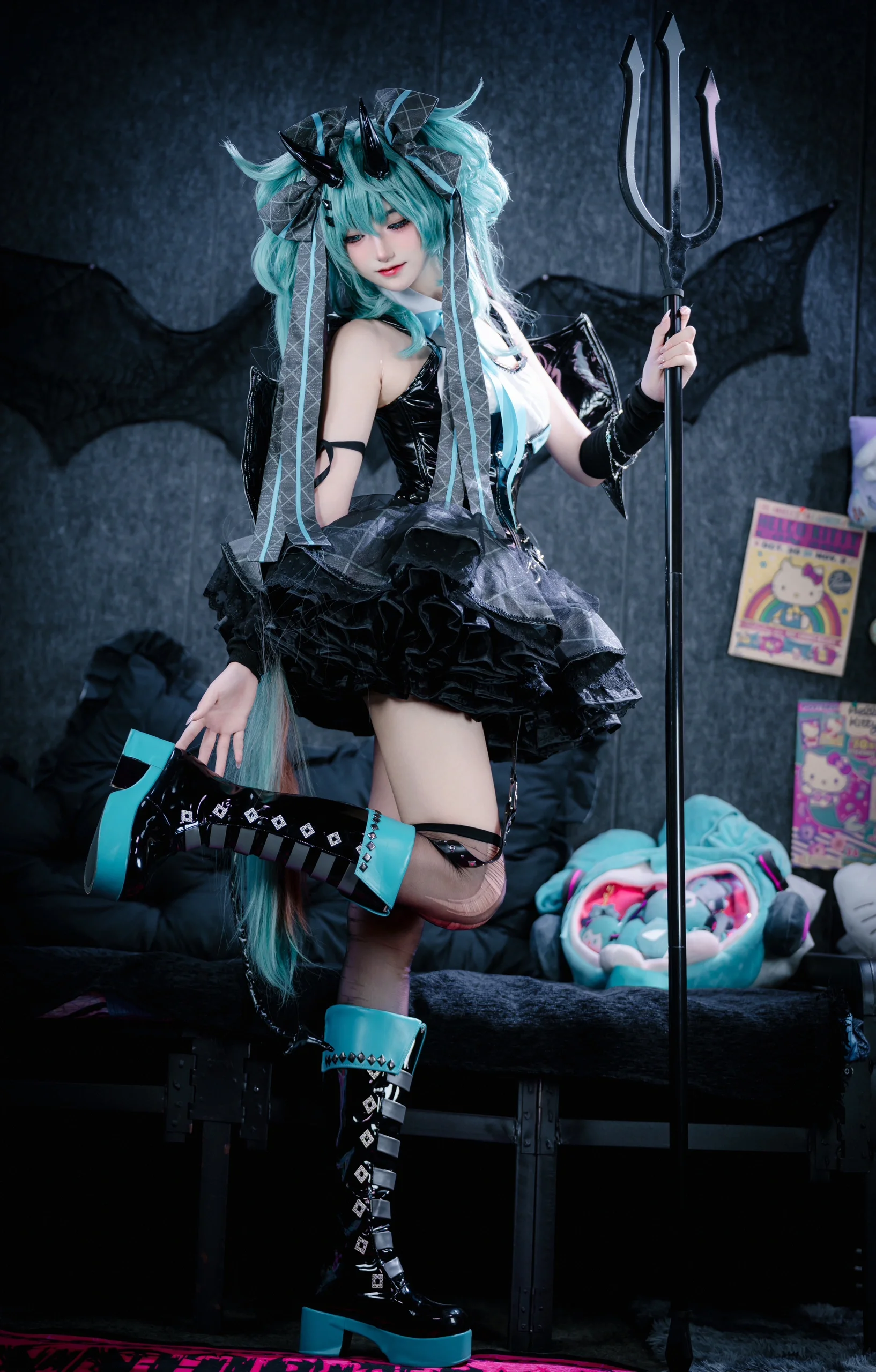 【初音未來cos】暗黑小魔女的硬核自拍記錄 - 第 8 張