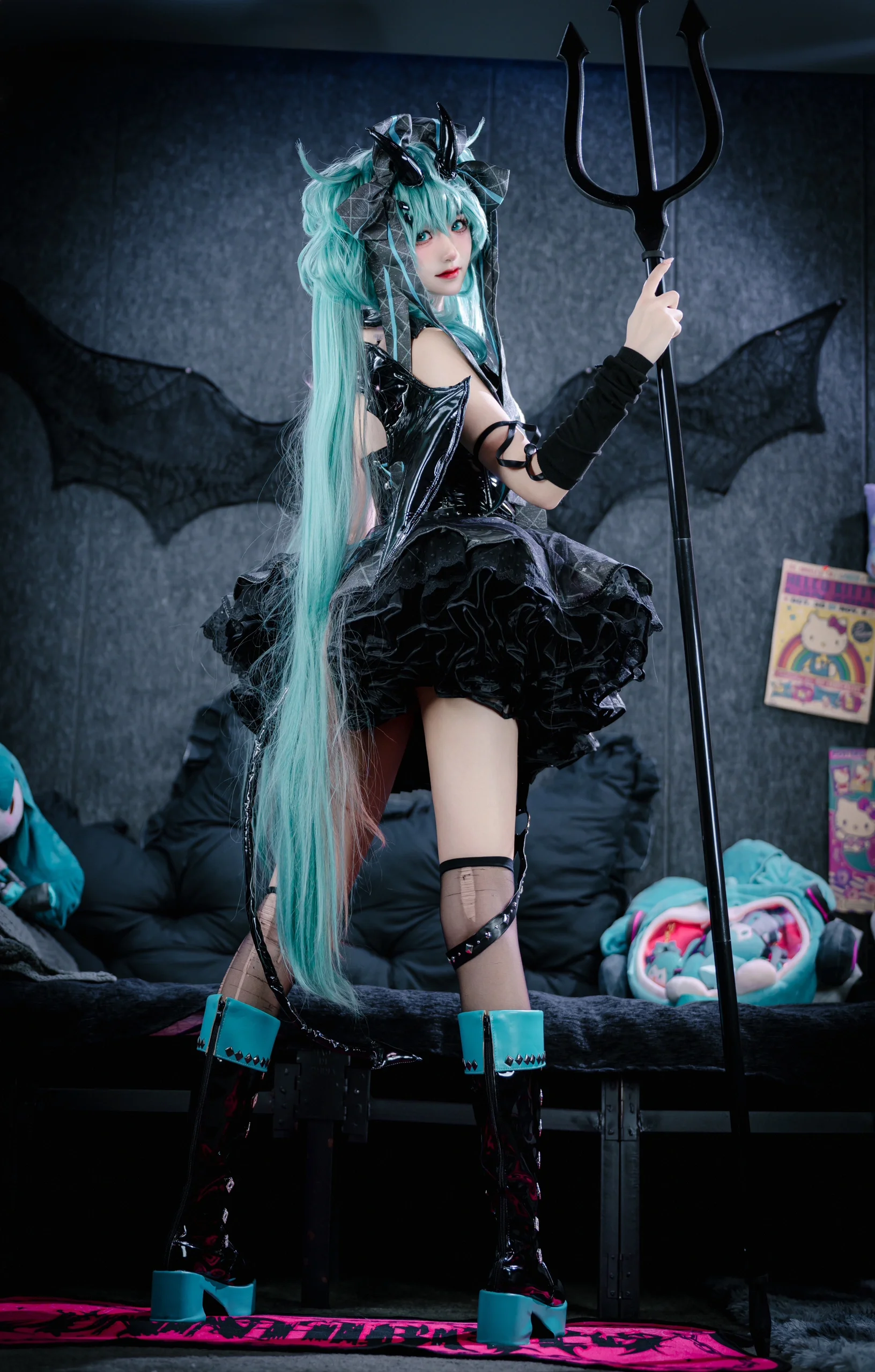【初音未來cos】暗黑小魔女的硬核自拍記錄 - 第 9 張