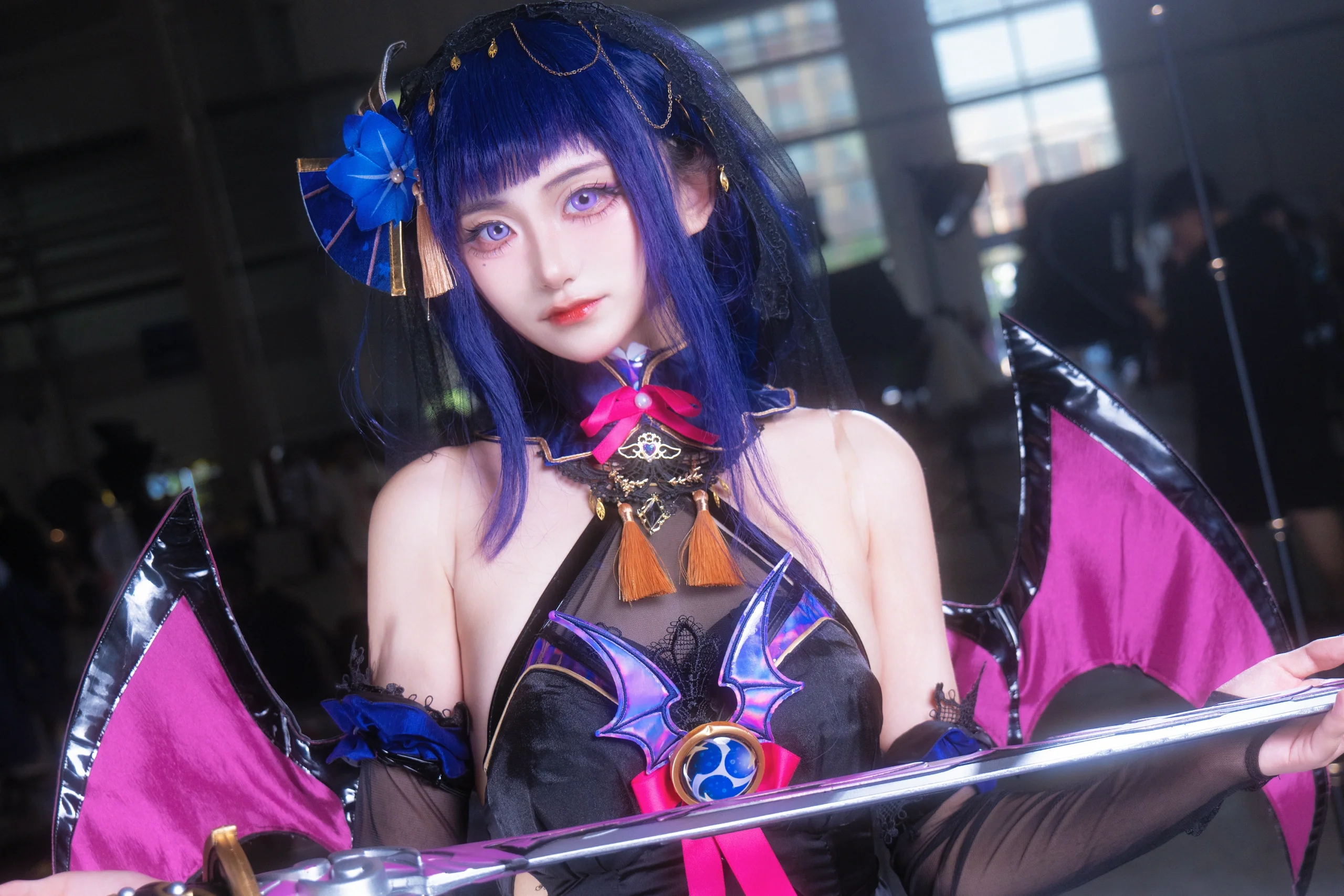 【雷电将军cos】稻妻的雷光与魅魔的诱惑 - 第 9 张