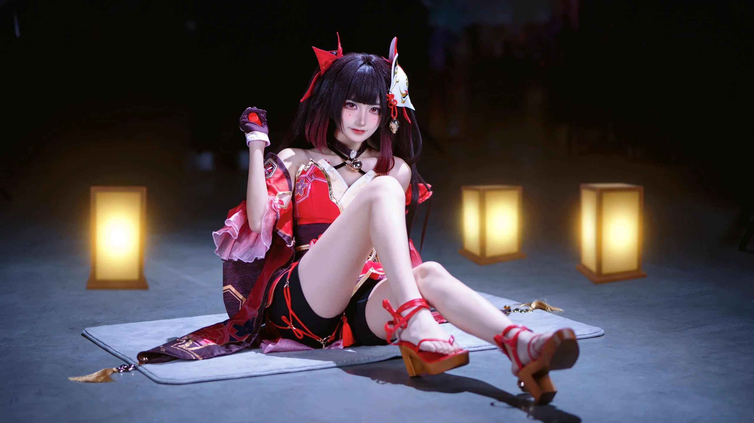 【花火cos】崩坏星穹铁道，在长春的暗黑舞台捕捉一抹红影 - 第 6 张