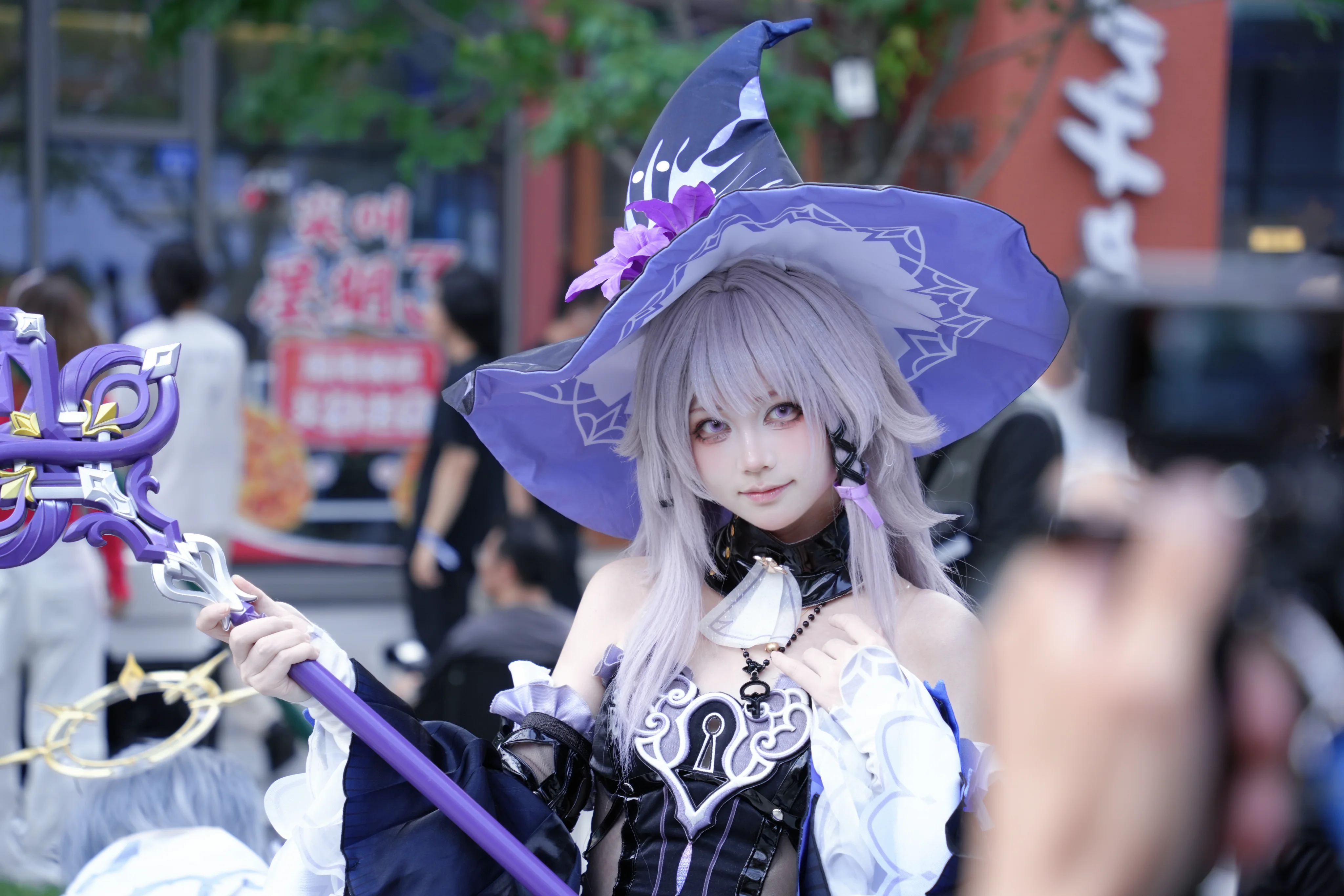 【大黑塔cos】漫步崩坏星穹铁道的魔女之夜 - 第 1 张