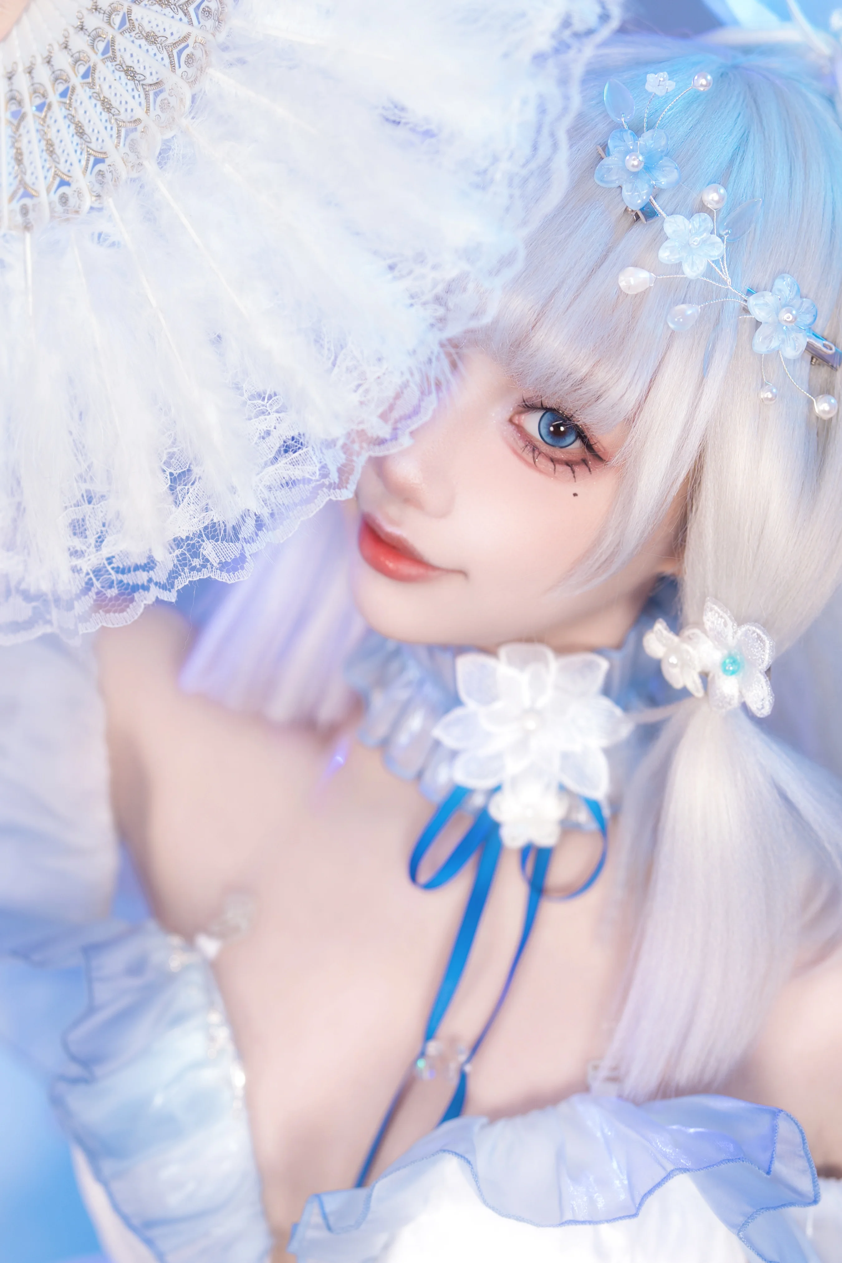 【神裡綾華cos】白鷺公主的鏡花水月夢幻寫真 - 第 2 張