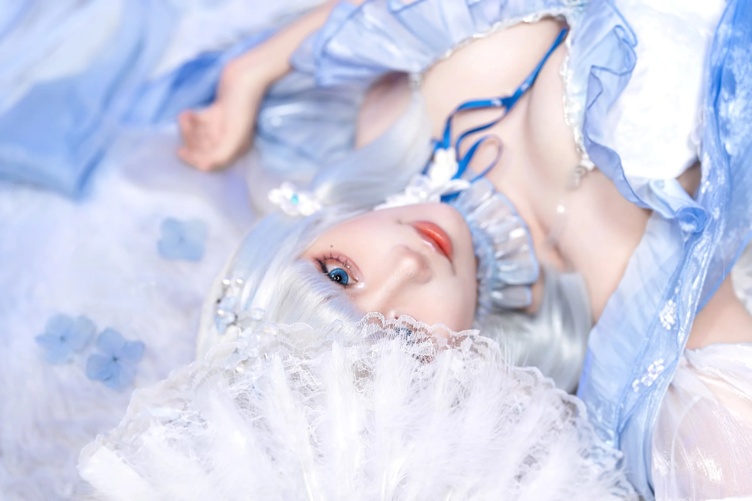 【神裡綾華cos】白鷺公主的鏡花水月夢幻寫真 - 第 6 張
