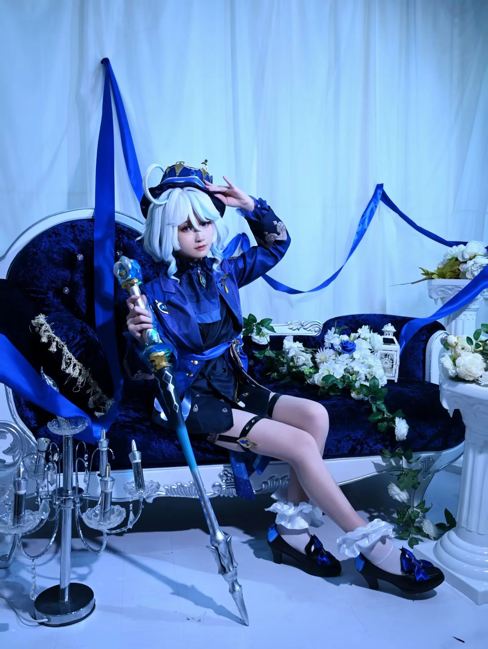 【芙宁娜cos】原神里我最爱的优雅水神，来吃下午茶吧