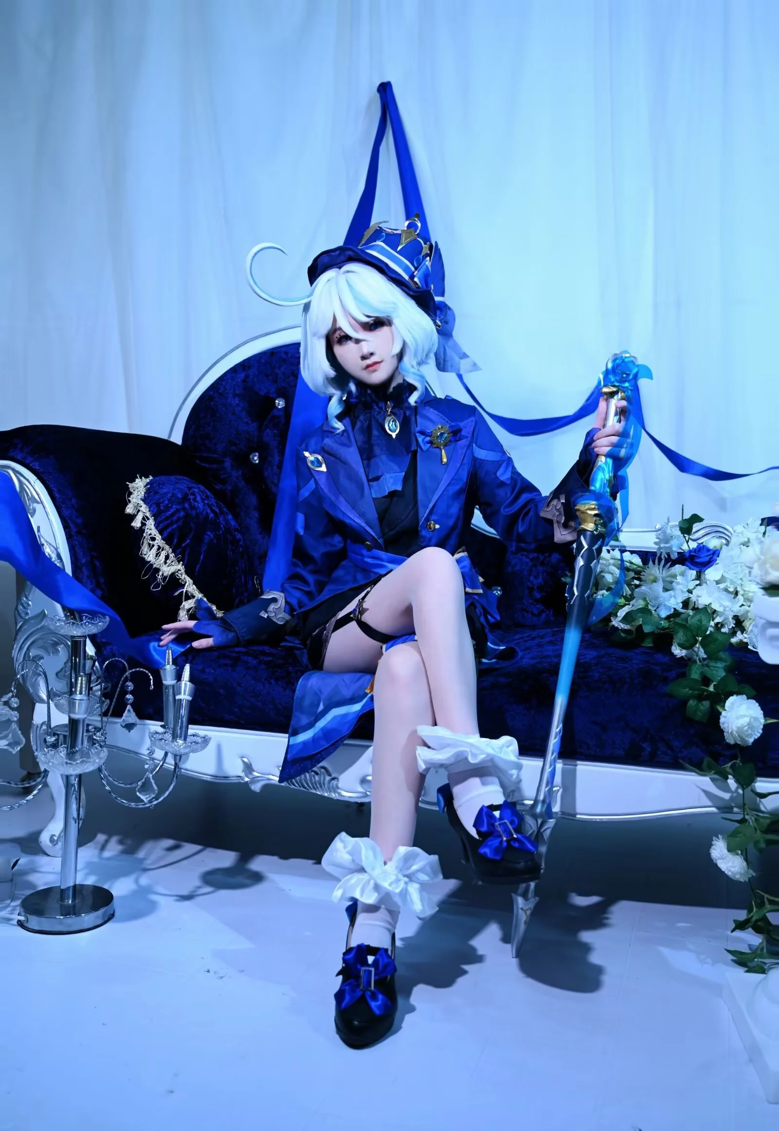 【芙宁娜cos】原神里我最爱的优雅水神，来吃下午茶吧 - 第 4 张