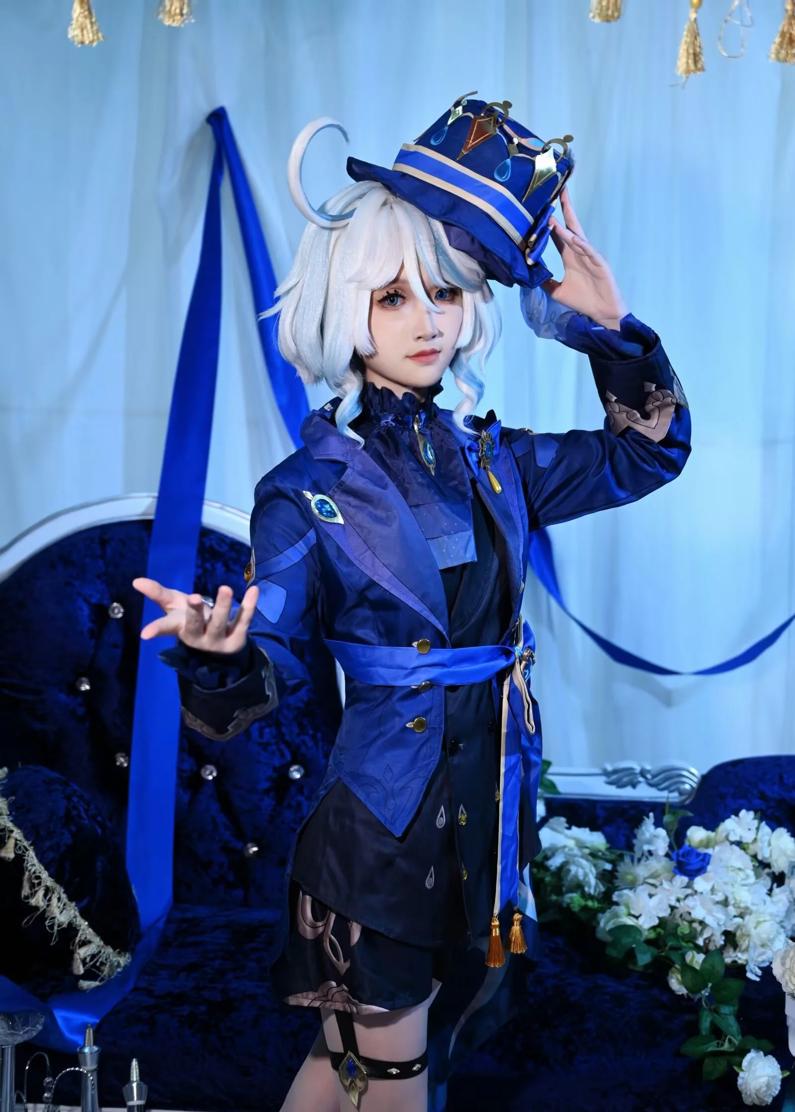 【芙宁娜cos】原神里我最爱的优雅水神，来吃下午茶吧 - 第 6 张