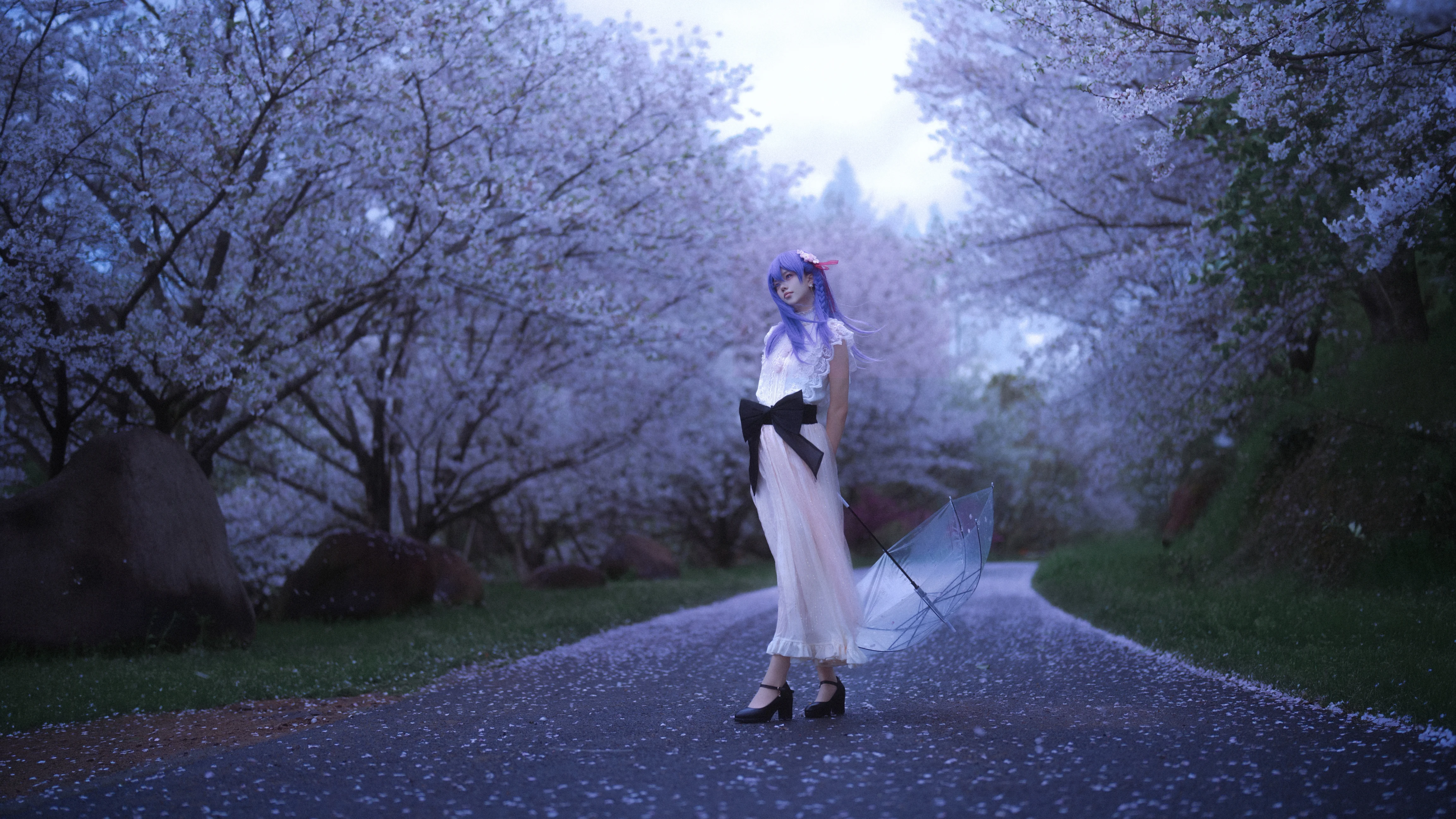 【间桐樱cos】夜樱与雨天中的Fate/Grand Order拍摄记录 - 第 4 张