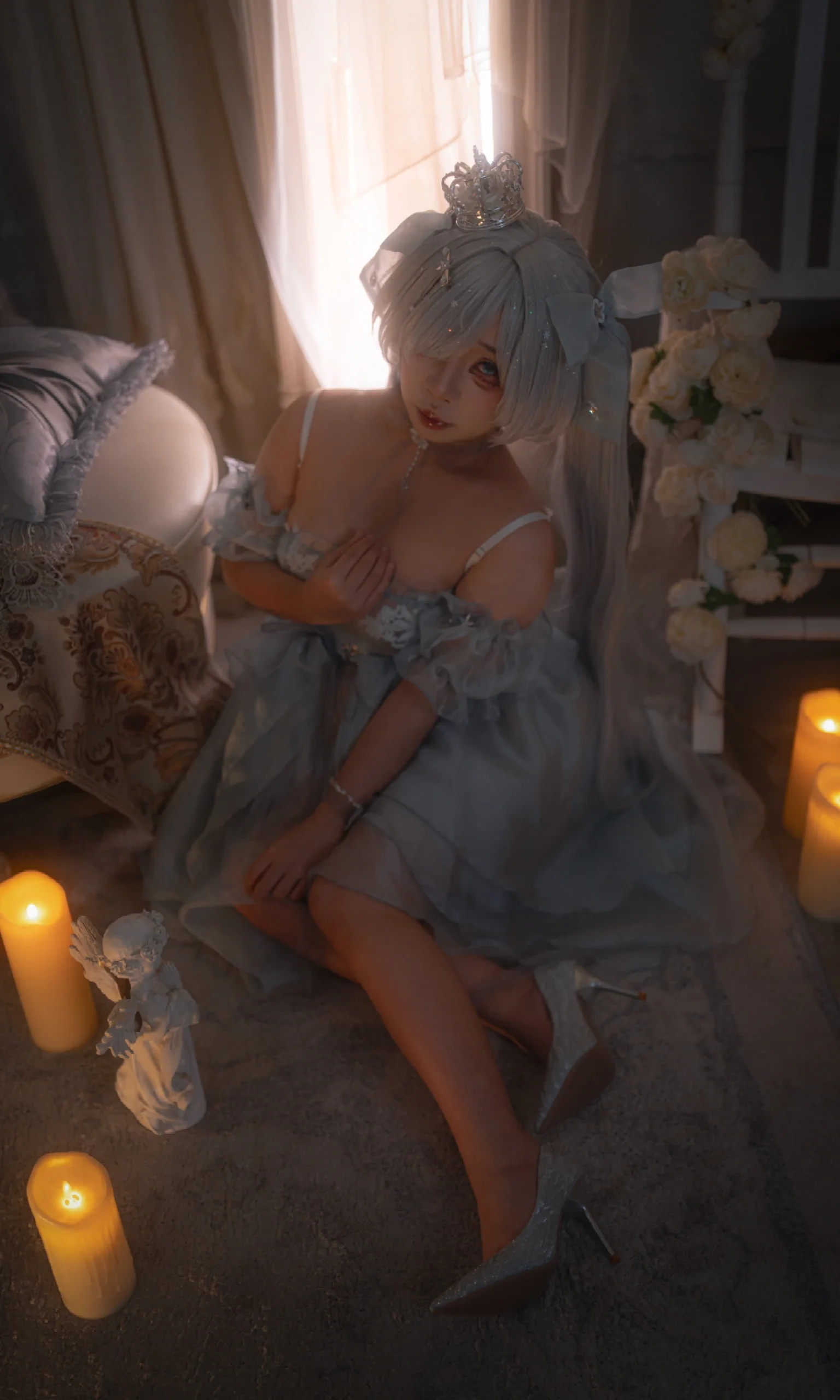 【灰姑娘cos】胜利女神nikke的逆光瞬间