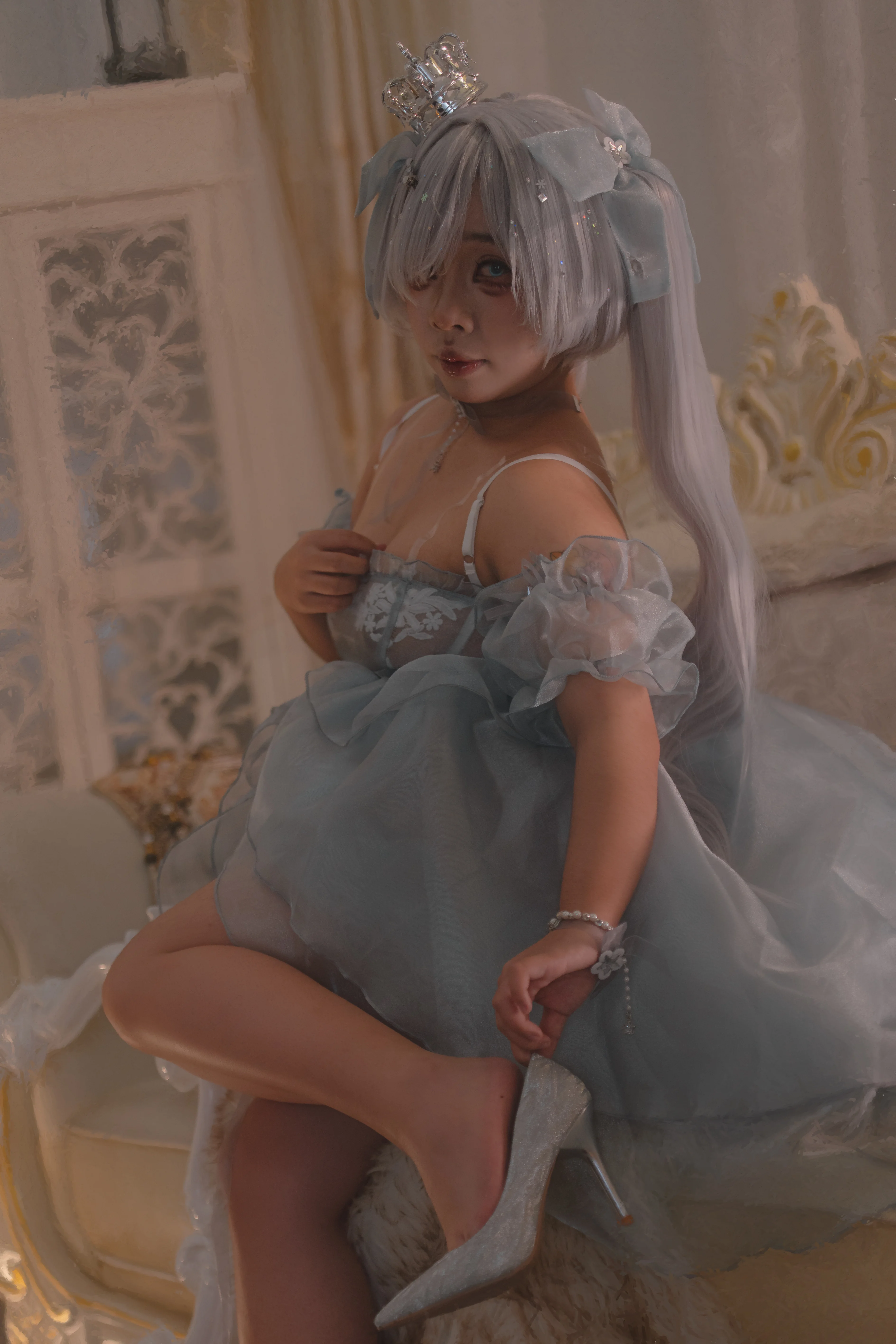 【灰姑娘cos】胜利女神nikke的逆光瞬间 - 第 6 张