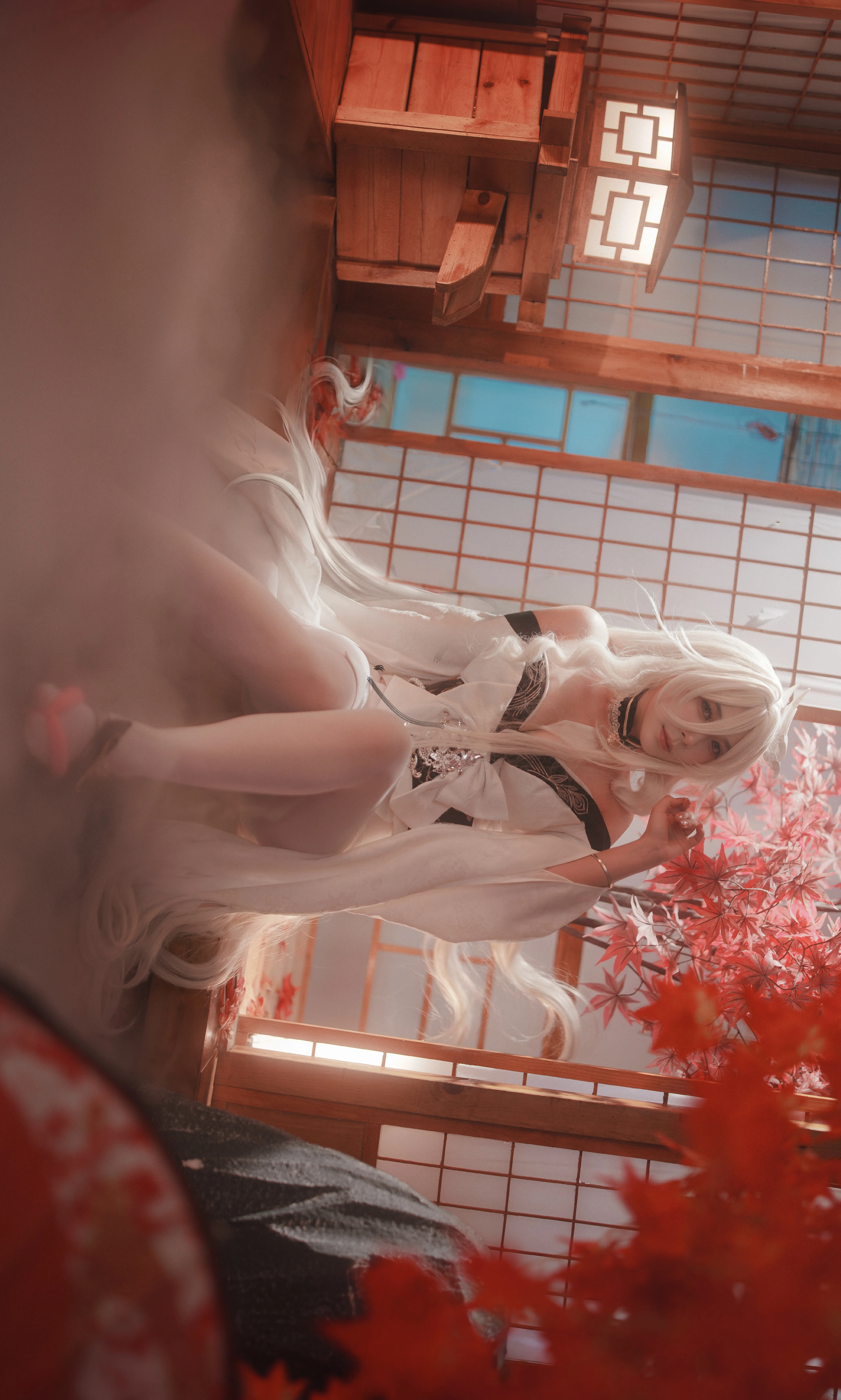 【白鳳 コスプレ】アズールレーン 紅叶の和風セットに咲く白鳳 - 2 枚目