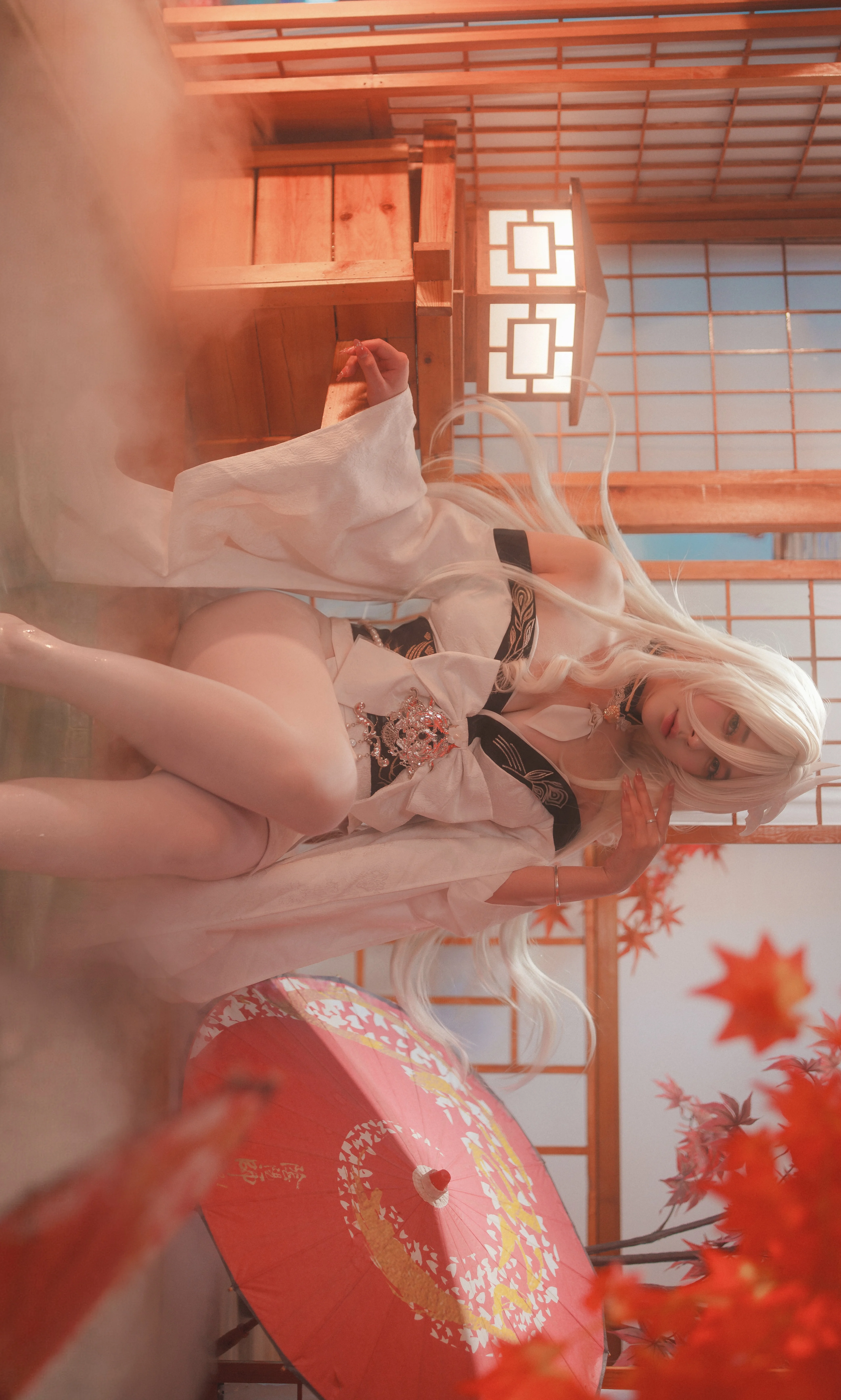 【白鳳 コスプレ】アズールレーン 紅叶の和風セットに咲く白鳳 - 5 枚目