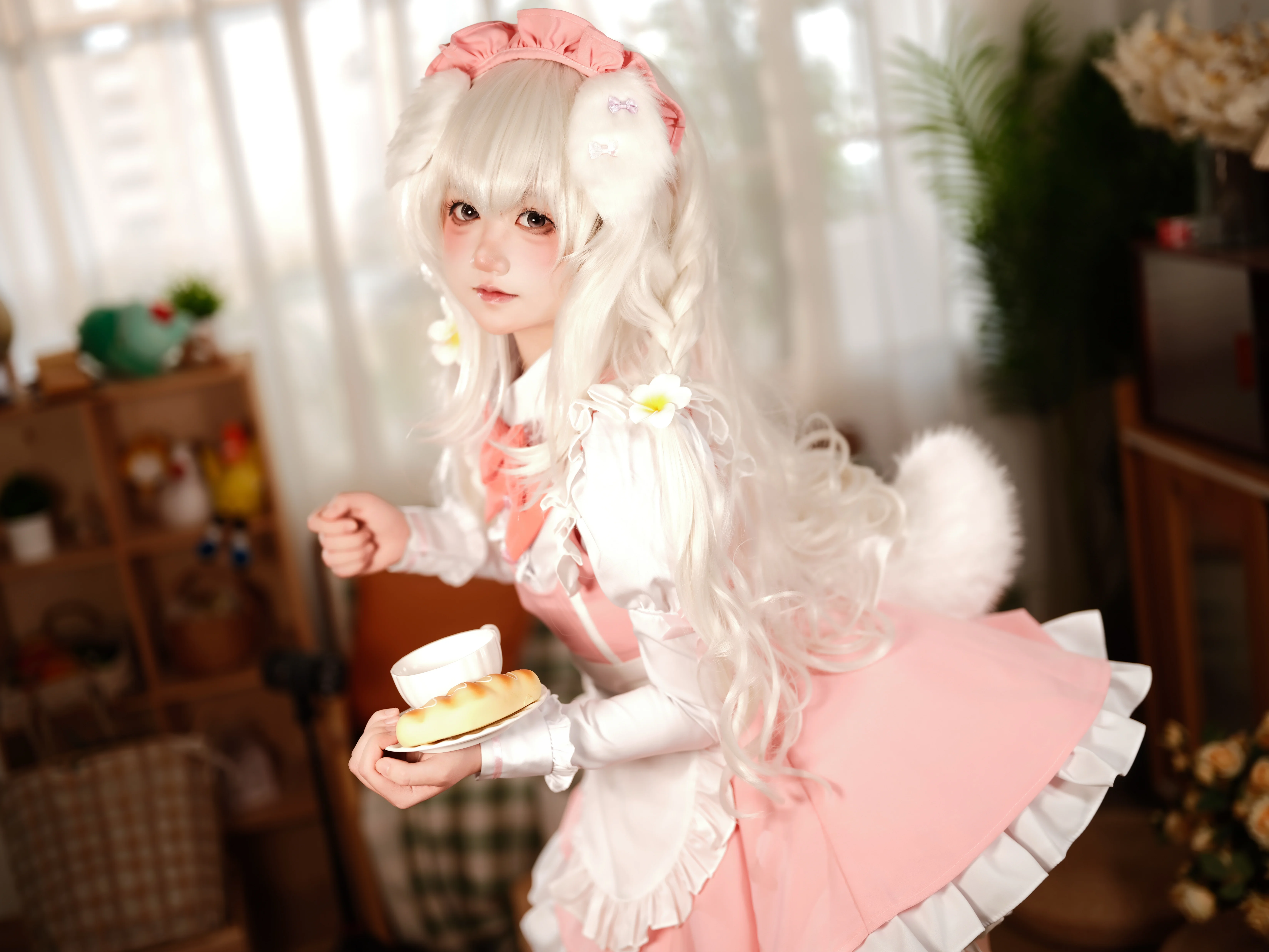 【御园莓华cos】在巧克甜恋的午后，来一场女仆的治愈下午茶 - 第 3 张