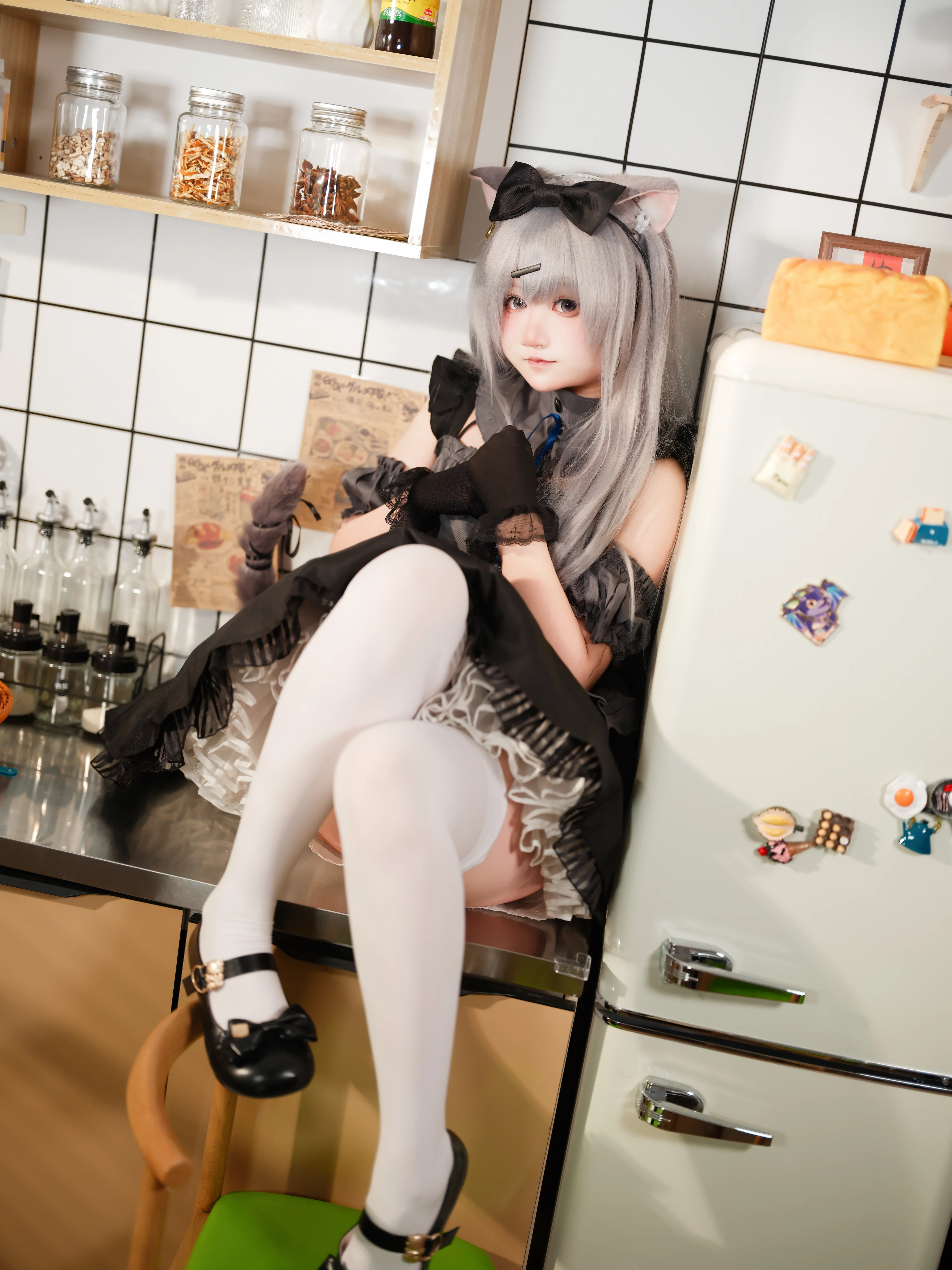 【雪村千绘莉cos】还原《巧克甜恋》的治愈日常，面包与红茶相伴