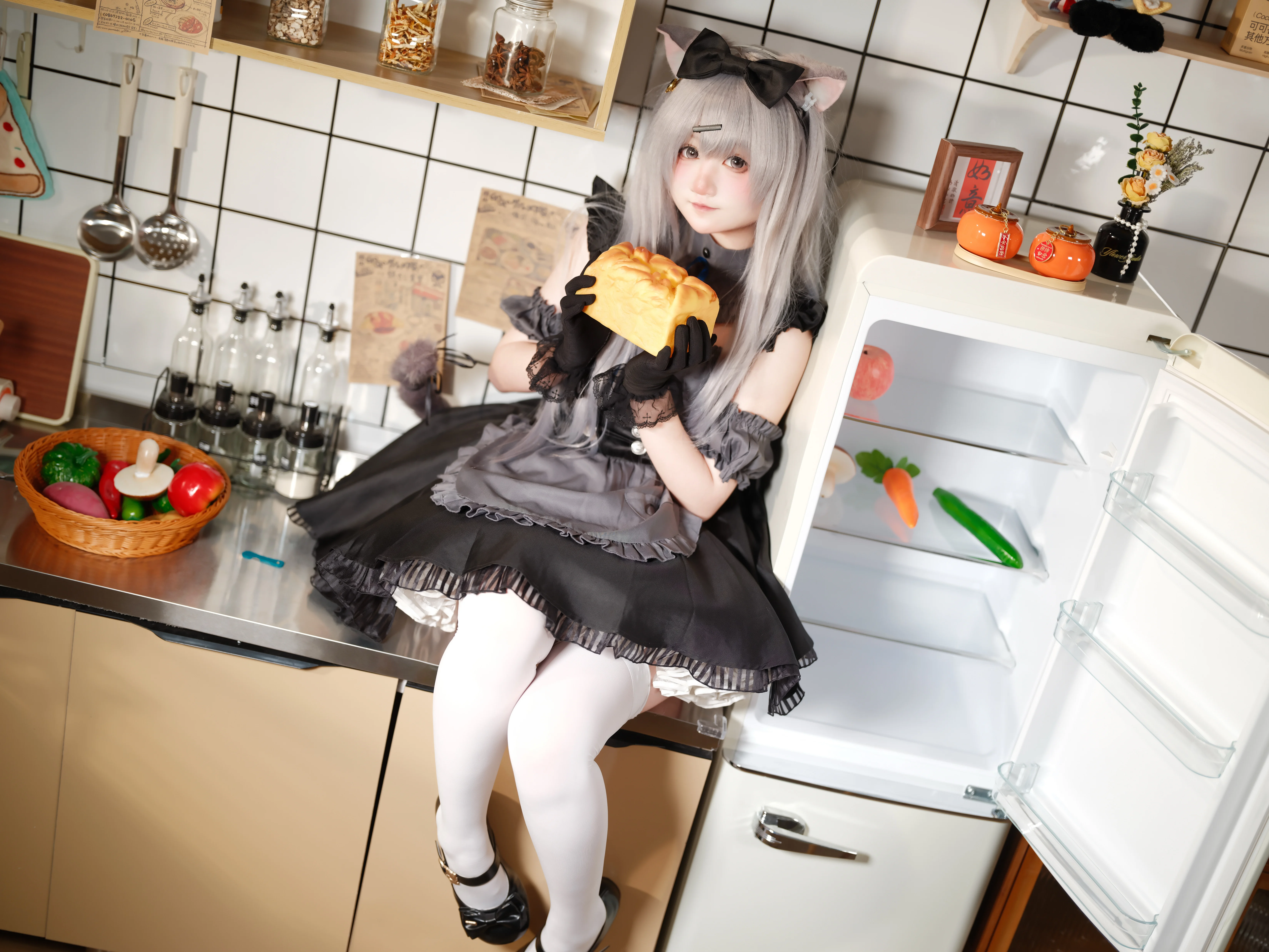 【雪村千繪莉cos】還原《巧克甜戀》的治癒日常，麵包與紅茶相伴 - 第 2 張
