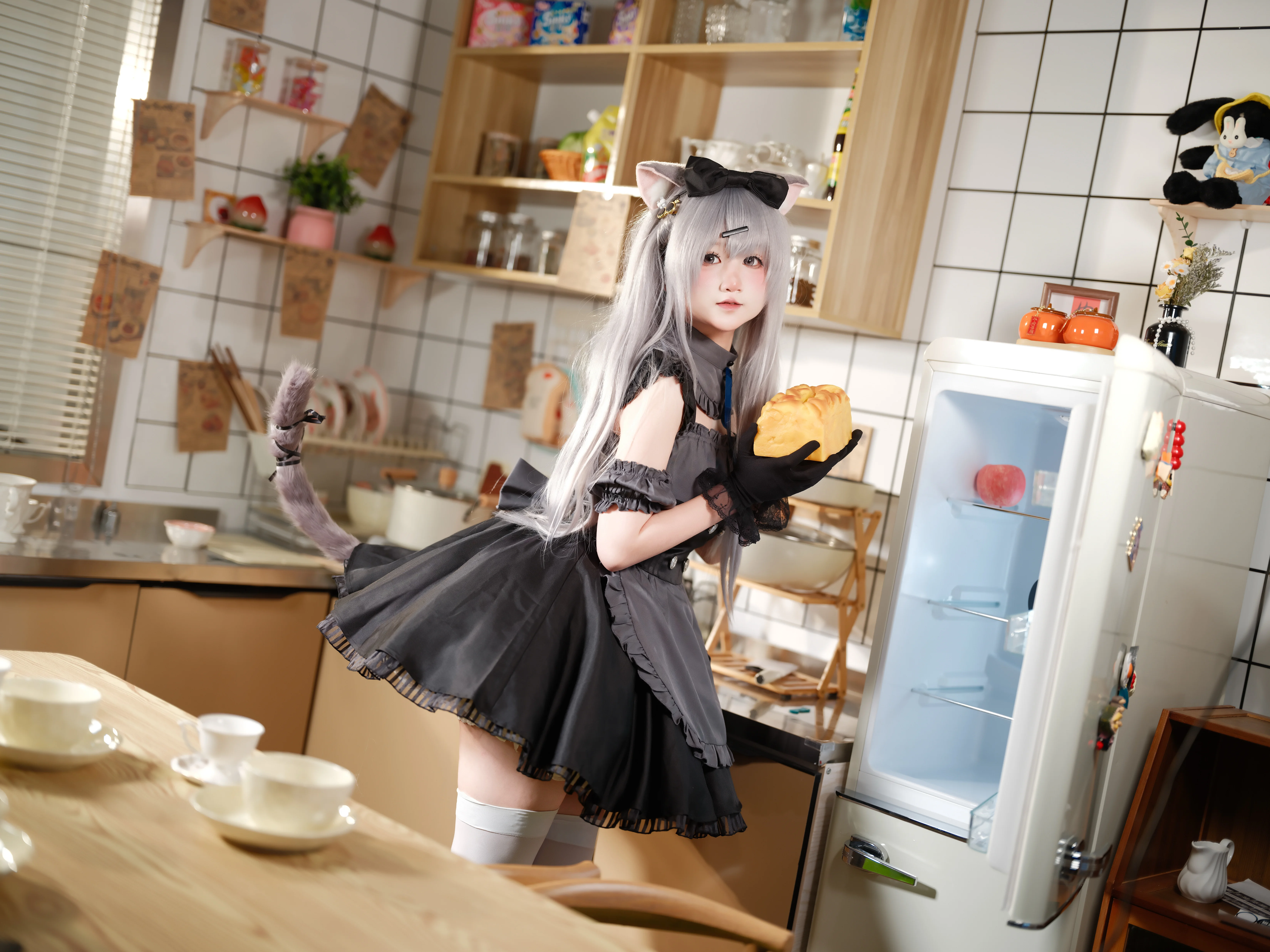 【雪村千繪莉cos】還原《巧克甜戀》的治癒日常，麵包與紅茶相伴 - 第 5 張
