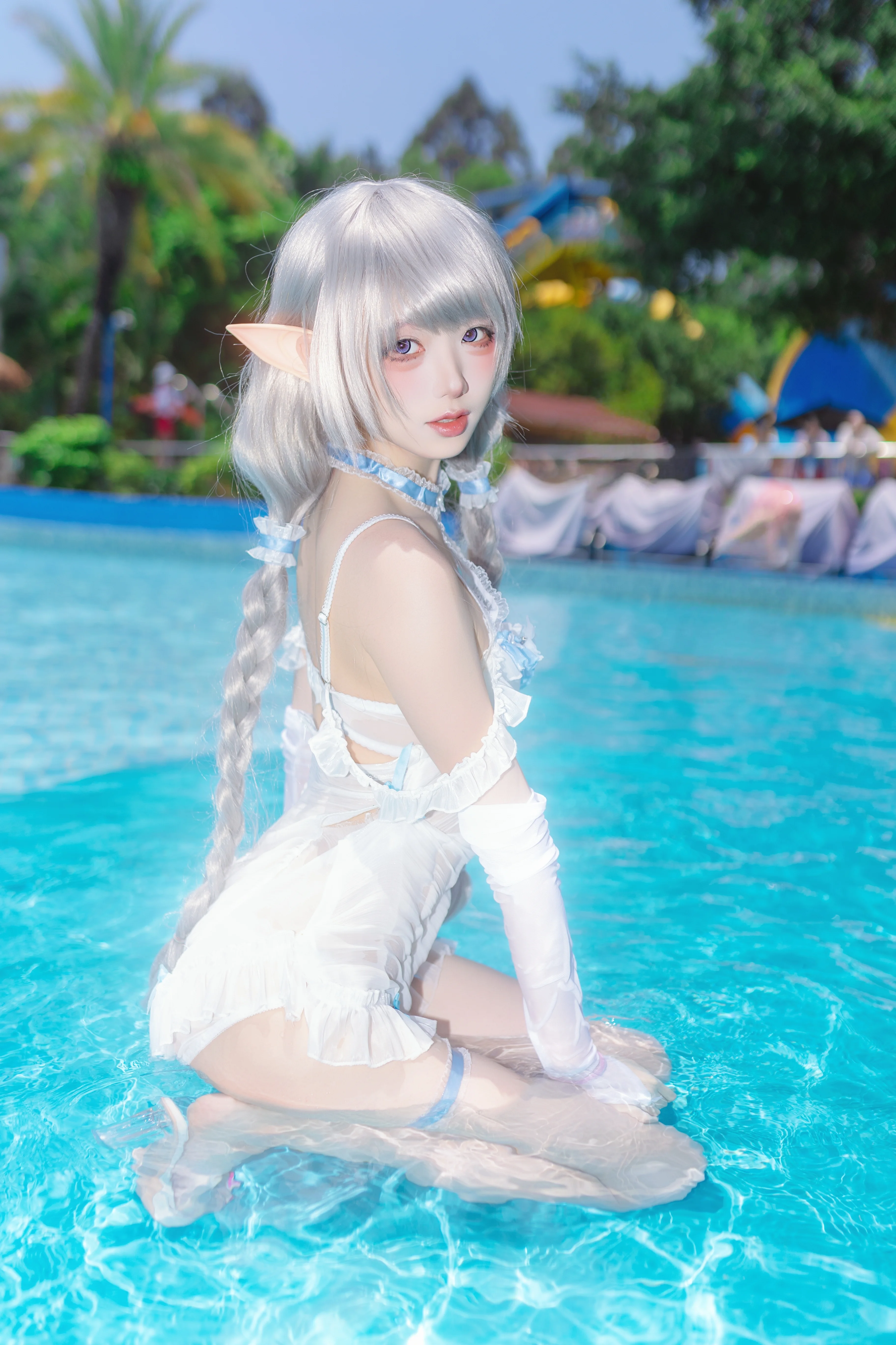 【エフェルセン コスプレ】アズールレーン夏日水着、水辺のハイクオリティ写真が爽やかに登場 - 1 枚目