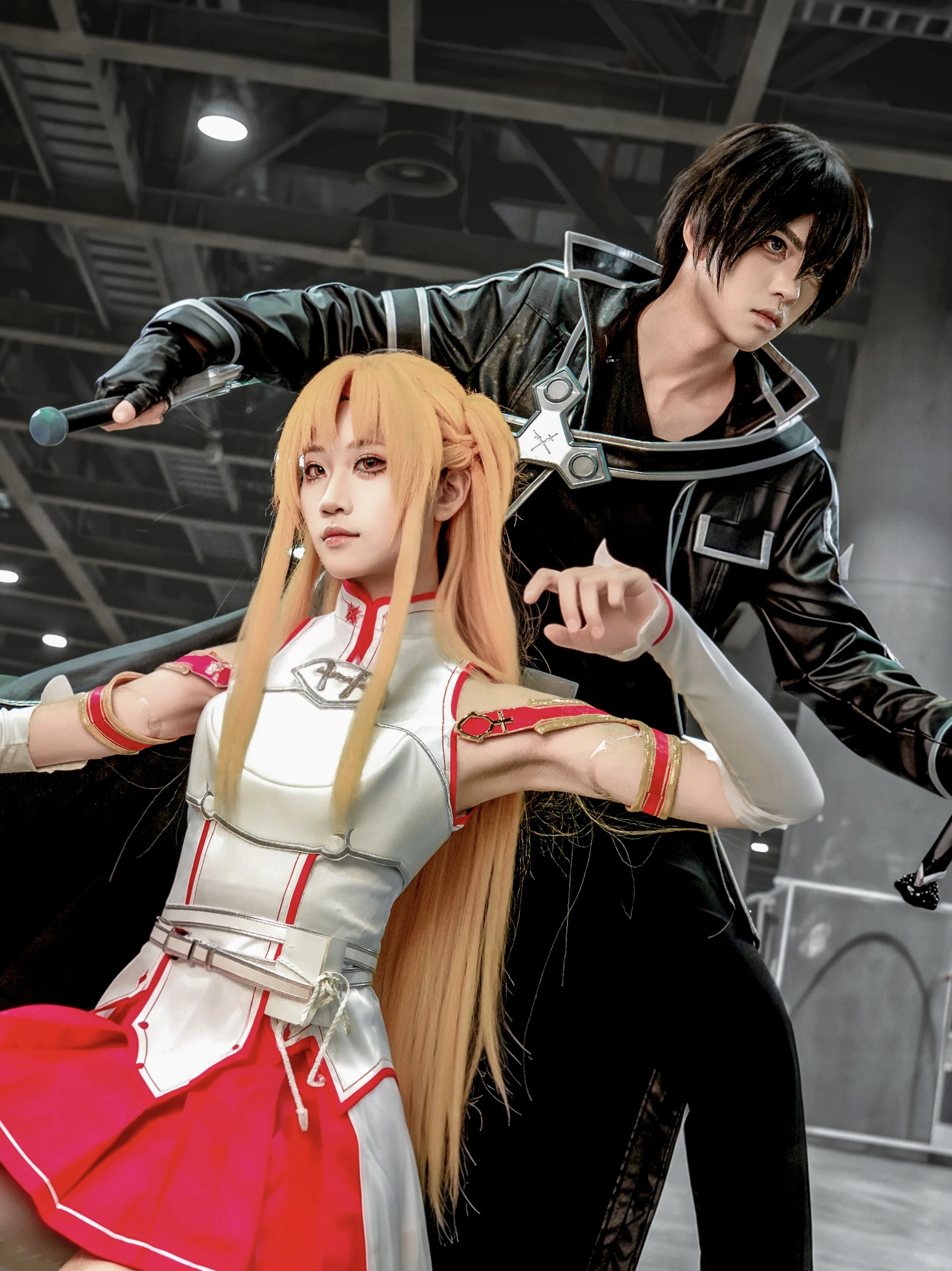 【桐人亚丝娜cos】刀剑神域，萤火虫漫展双人Link Start返图