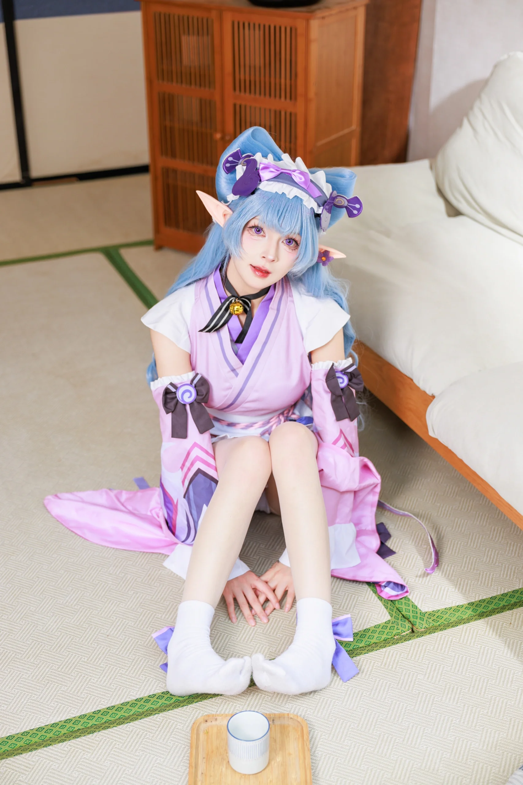 【梦见月瑞希cos】原神里的甜美梦境，和风满满的宅家日常 - 第 1 张