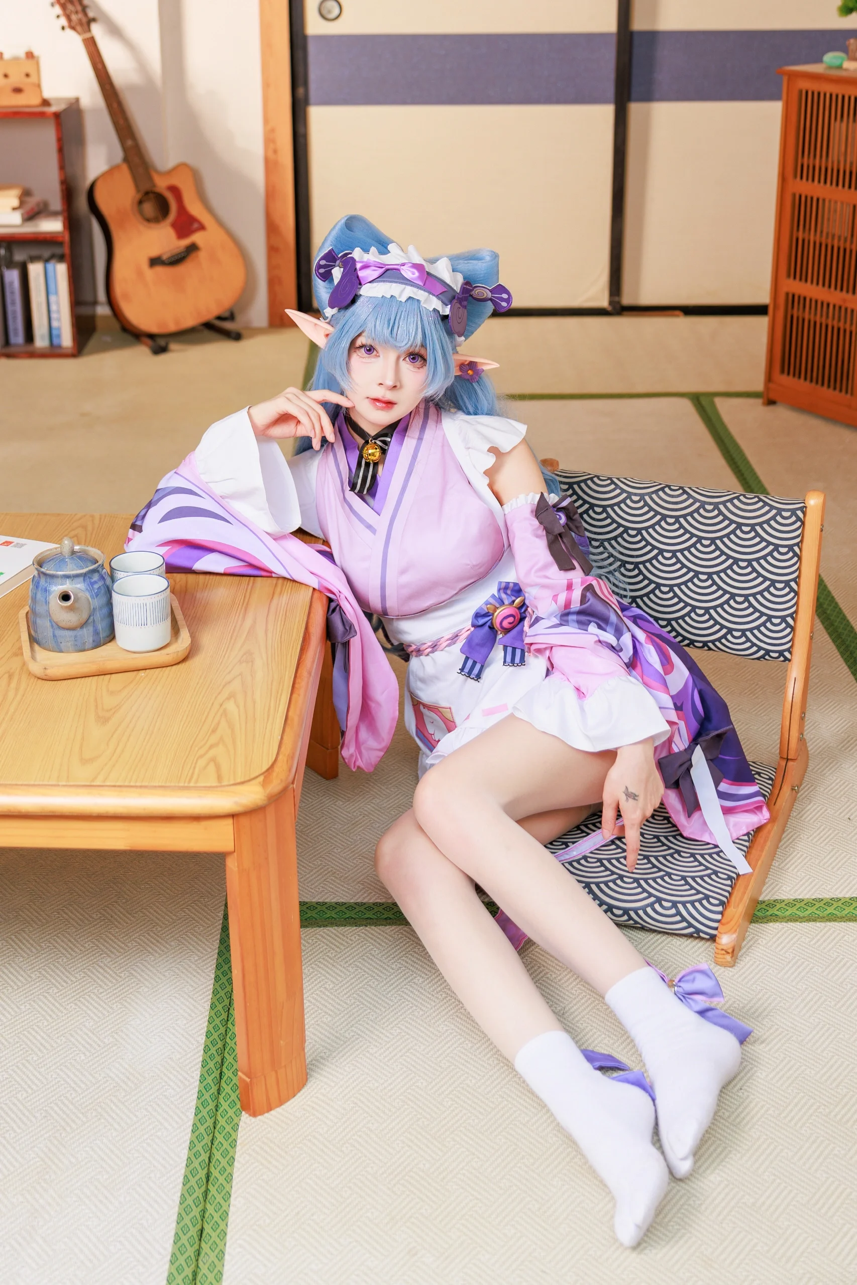 [Yumemizuki Mizuki Cosplay] A Sweet Dream in Genshin Impact, a Japanese-Style Daily Life at Home
