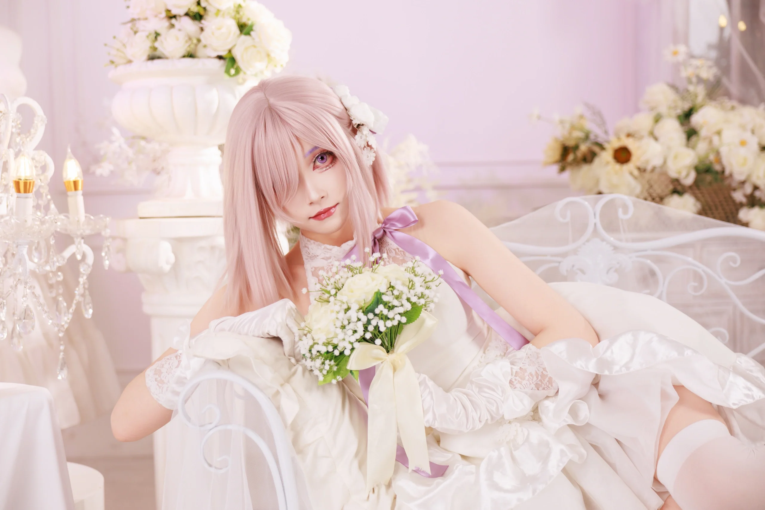 【玛修cos】Fate/Grand Order 花嫁造型记录 - 第 3 张