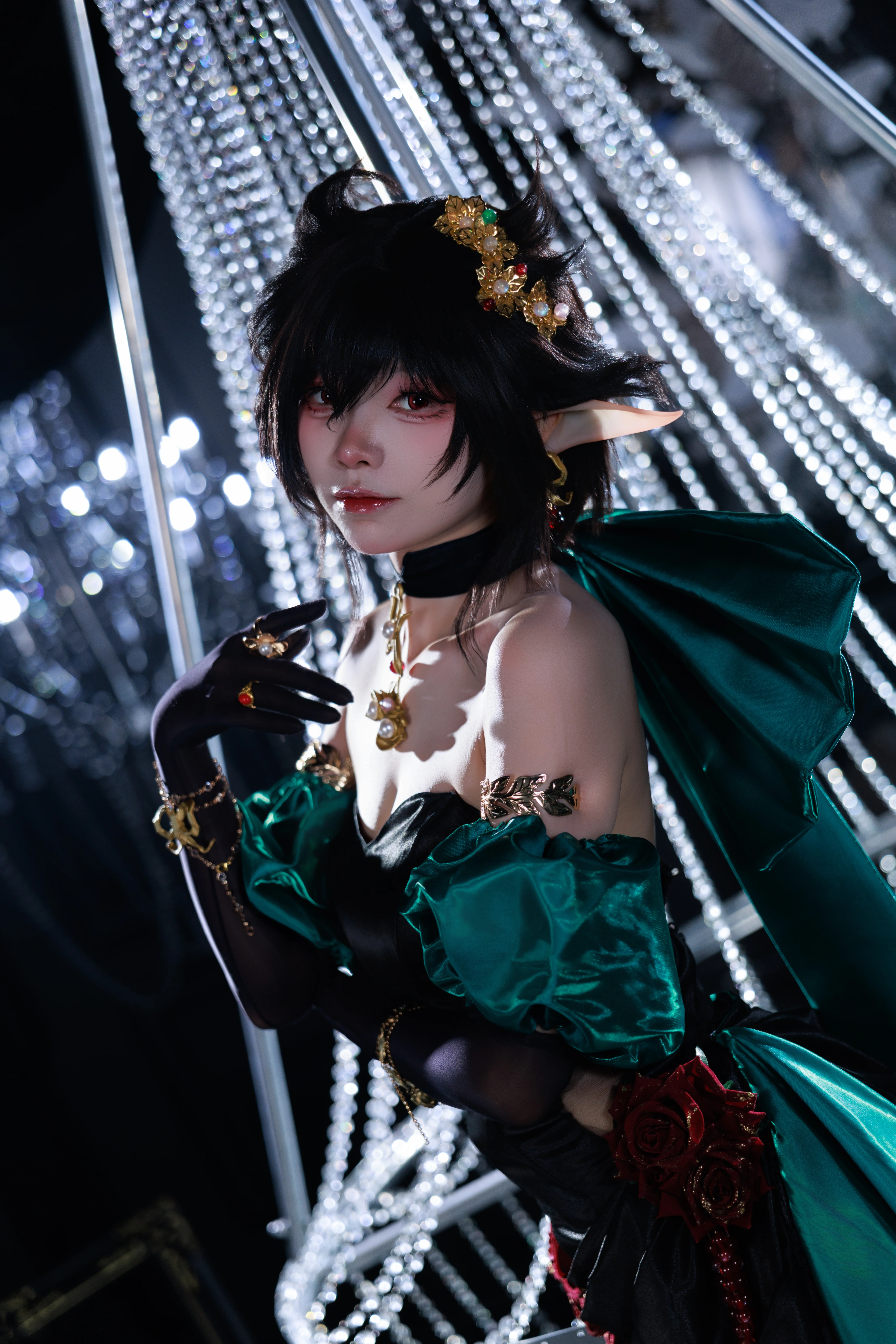 【隐德来希cos】暗夜与翠绿鳞光的交织 - 第 1 张