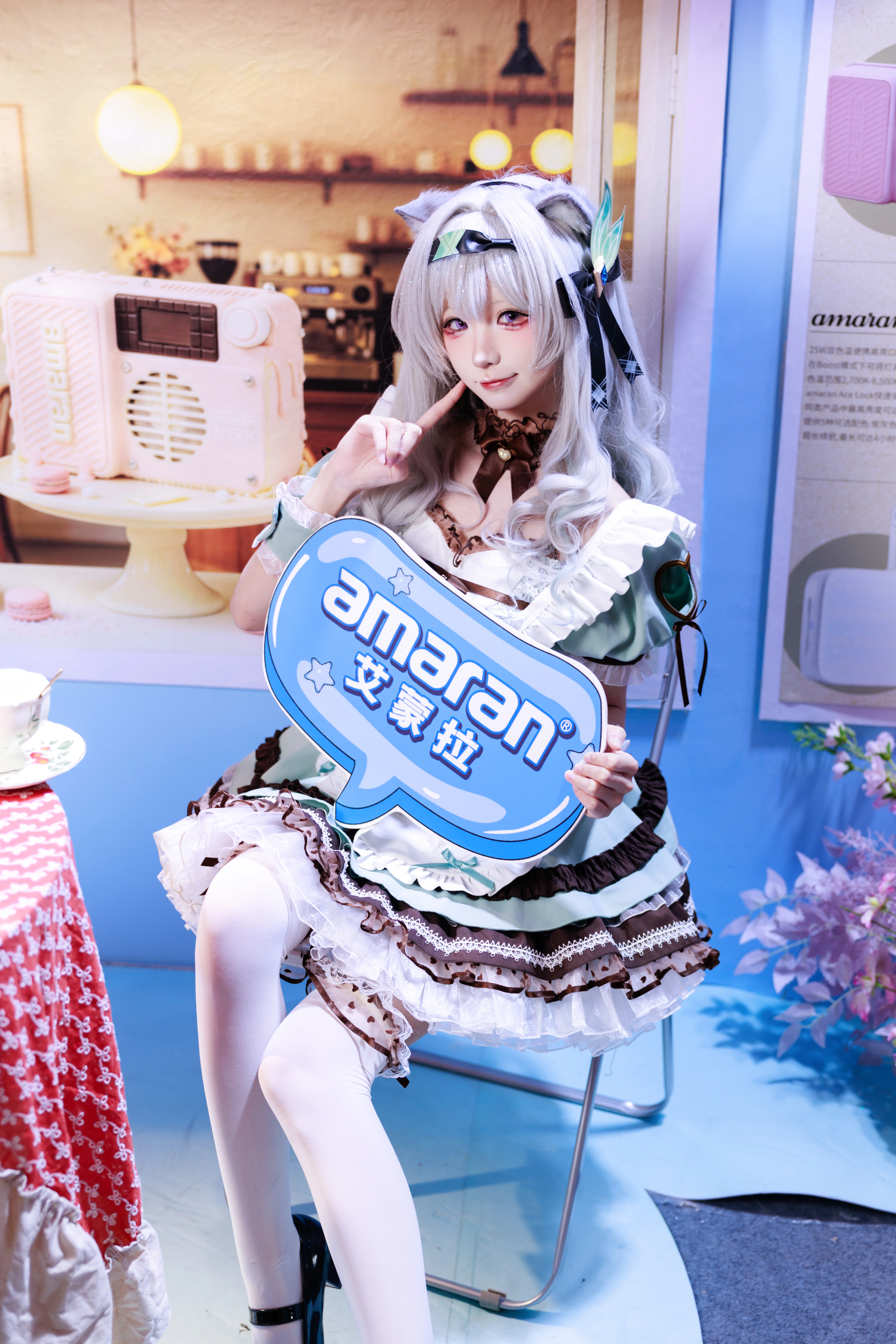 【流萤cos】在崩坏星穹铁道的世界里体验女仆装的尝试