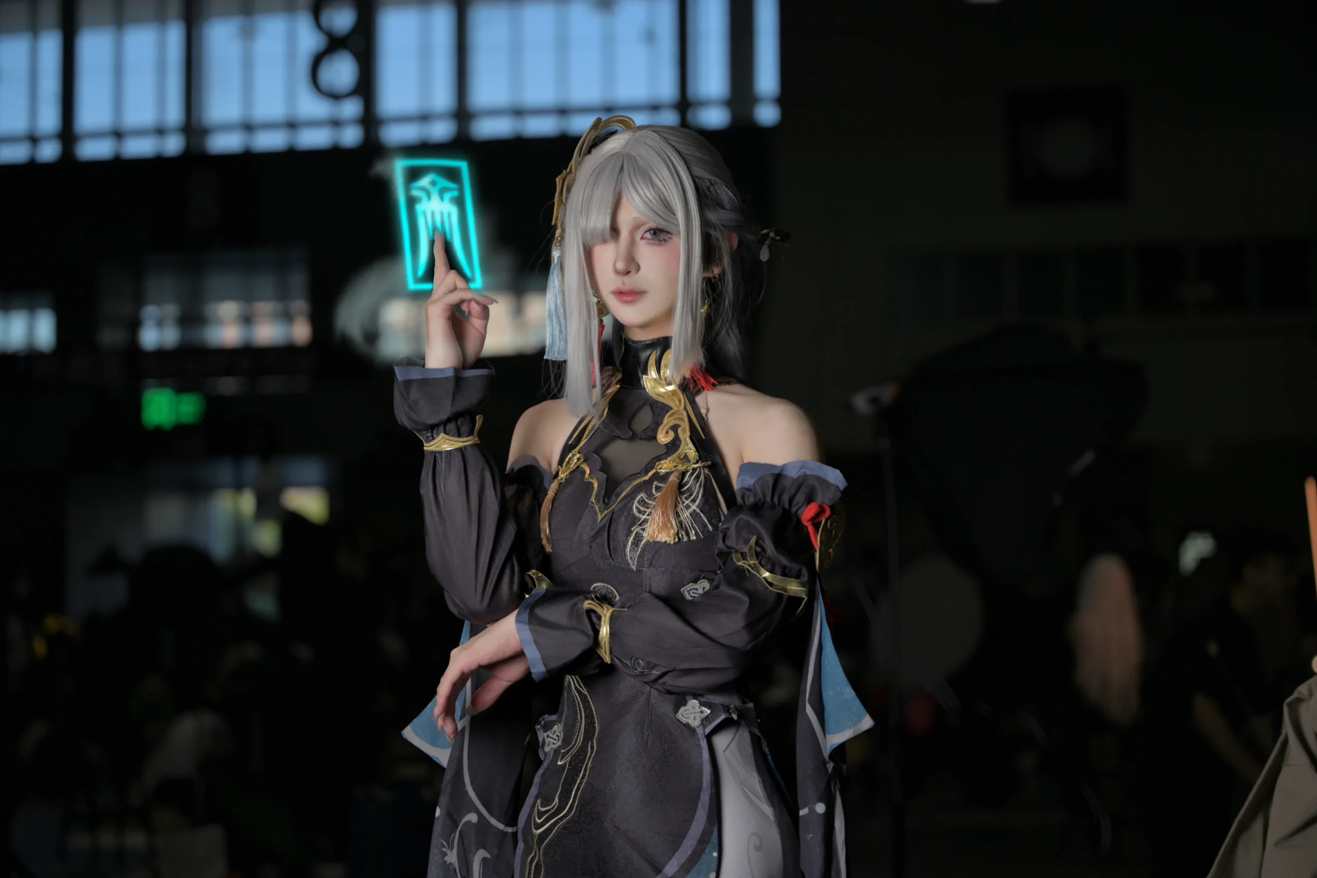【申鹤cos】原神海灯节，万籁生山时的静谧清影 - 第 3 张