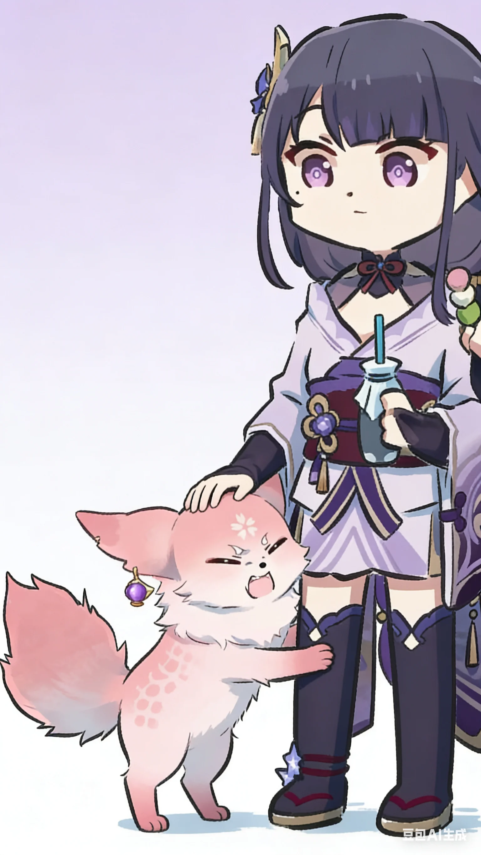 【雷电将军cos】神明大人和屑狐狸的稻妻棚拍日常 - 第 3 张