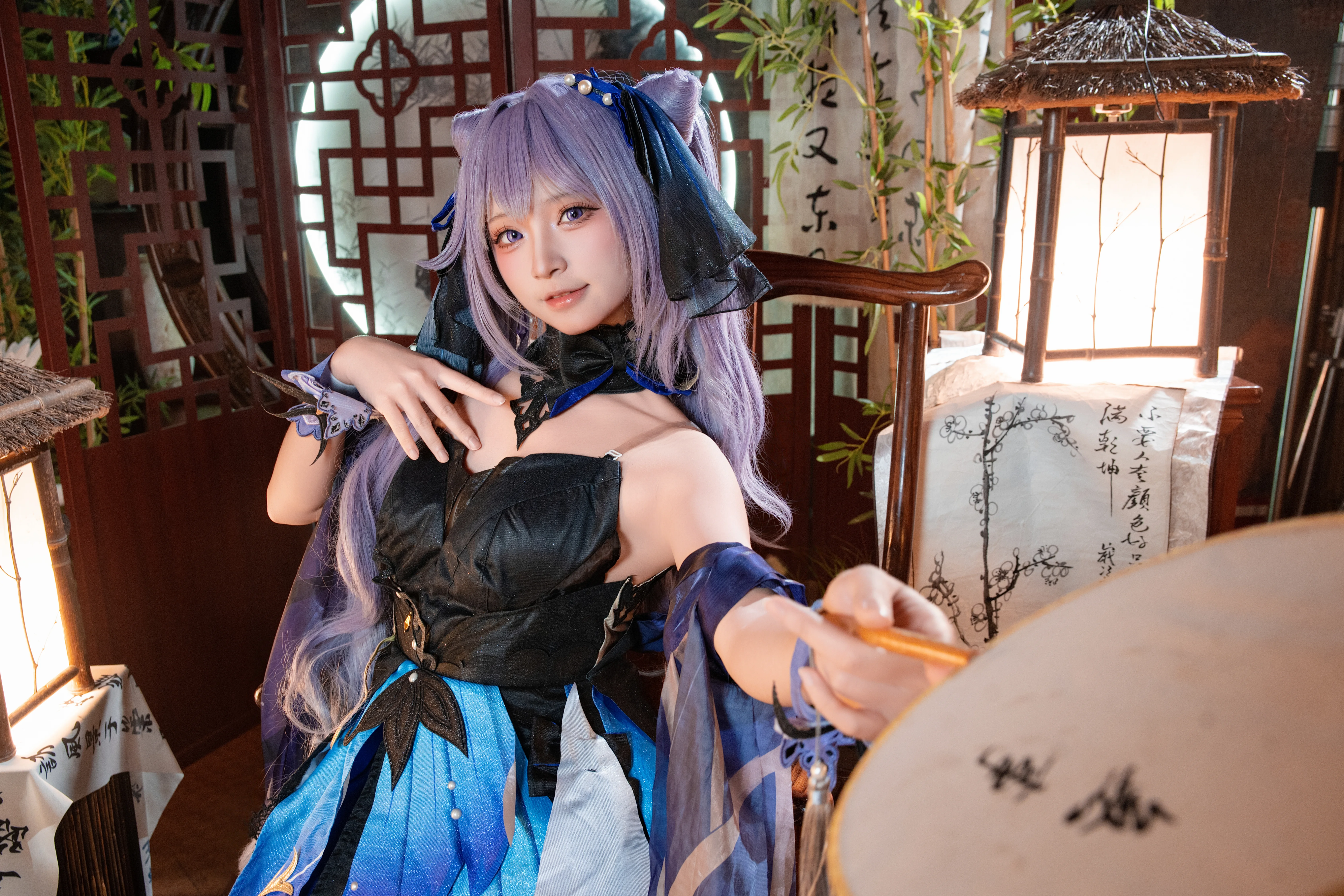 【刻晴cos】璃月玉衡星的闲适逸趣 - 第 1 张